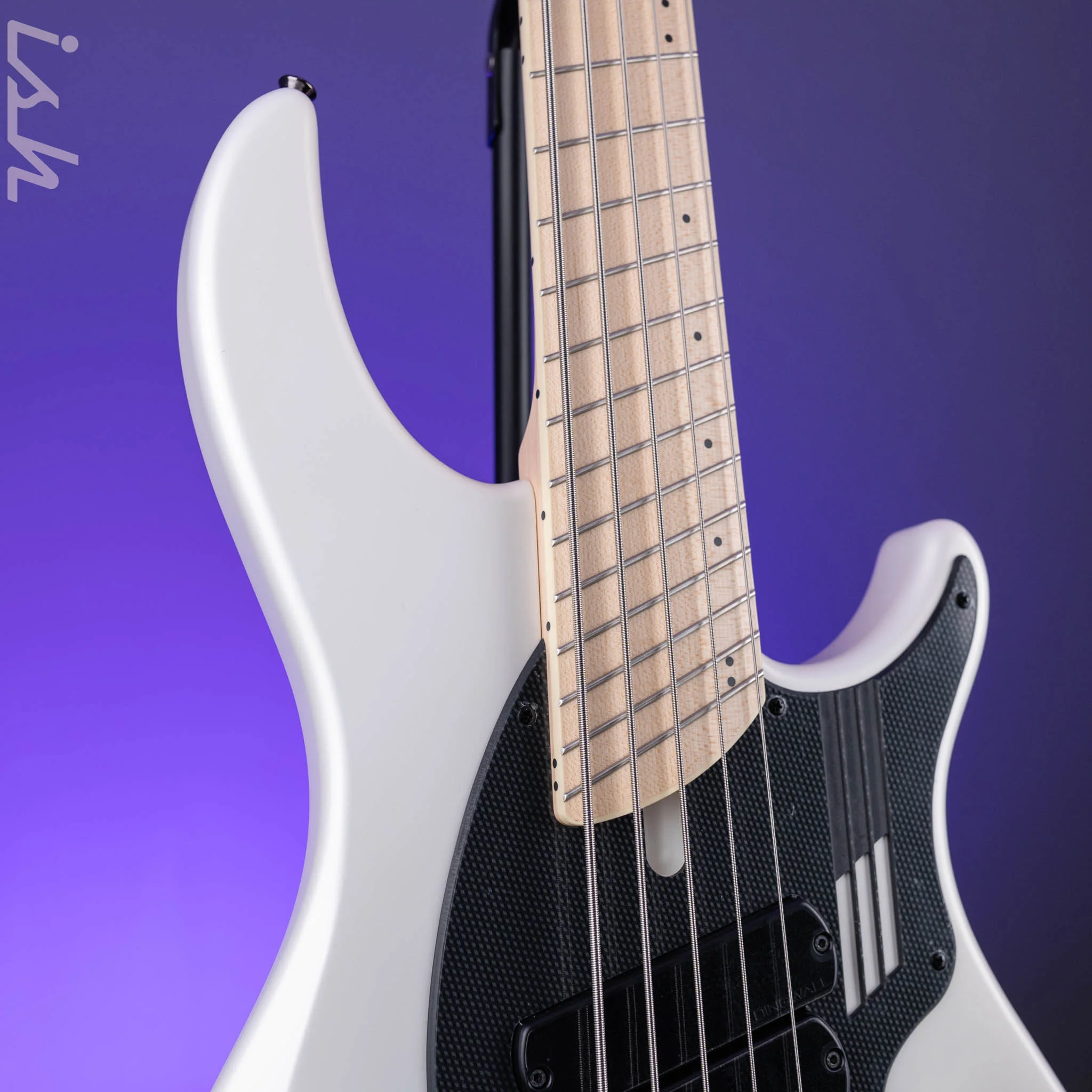 Dingwall NG-3 5-String Bass Matte Ducati Pearl White - Image 3