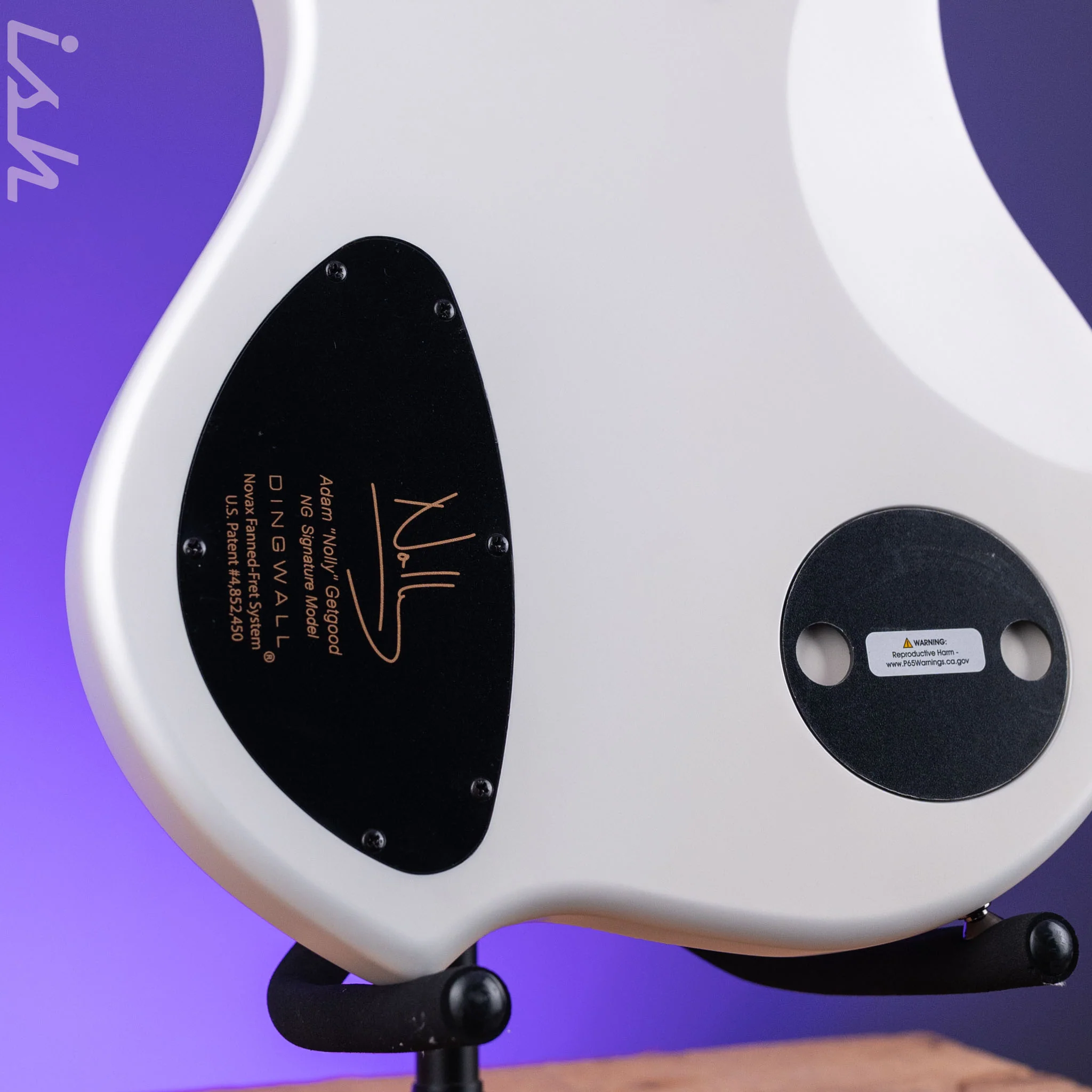 Dingwall NG-3 5-String Bass Matte Ducati Pearl White - Image 9