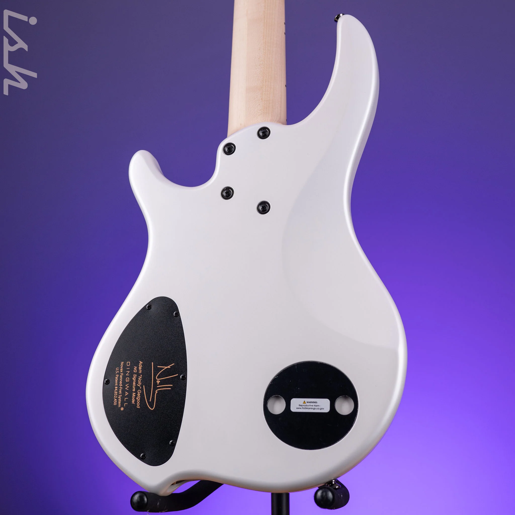 Dingwall NG-3 5-String Bass Matte Ducati Pearl White - Image 7