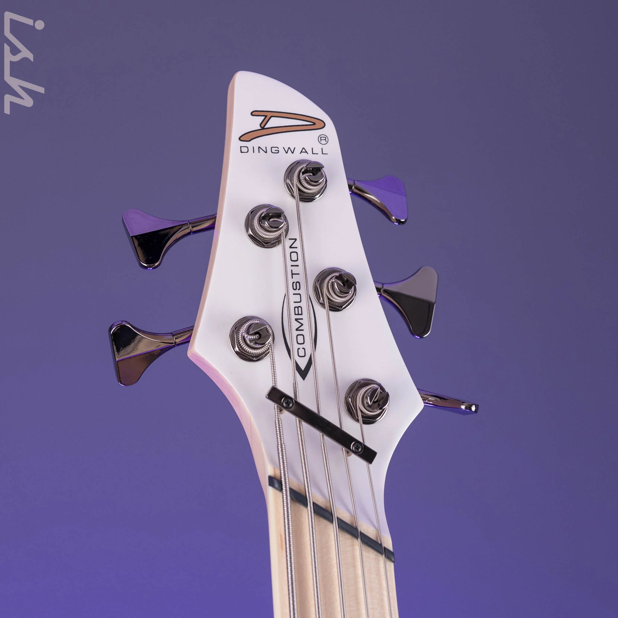 Dingwall NG-3 5-String Bass Matte Ducati Pearl White B-Stock - Image 5