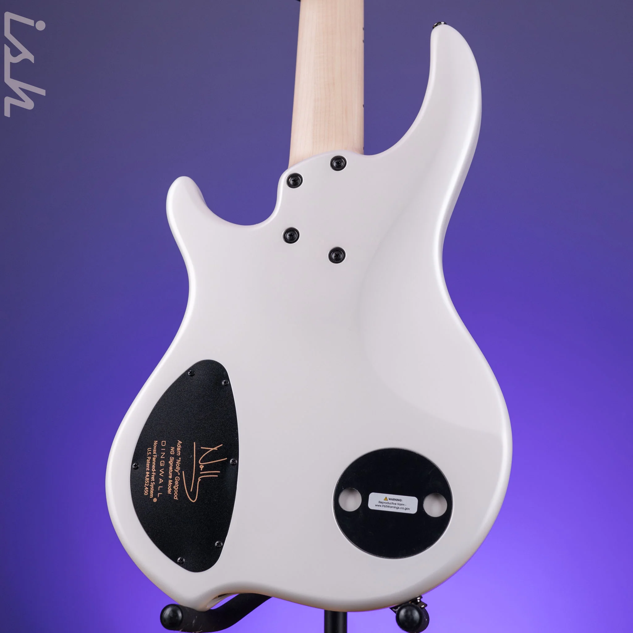 Dingwall NG-3 5-String Bass Matte Ducati Pearl White B-Stock - Image 7