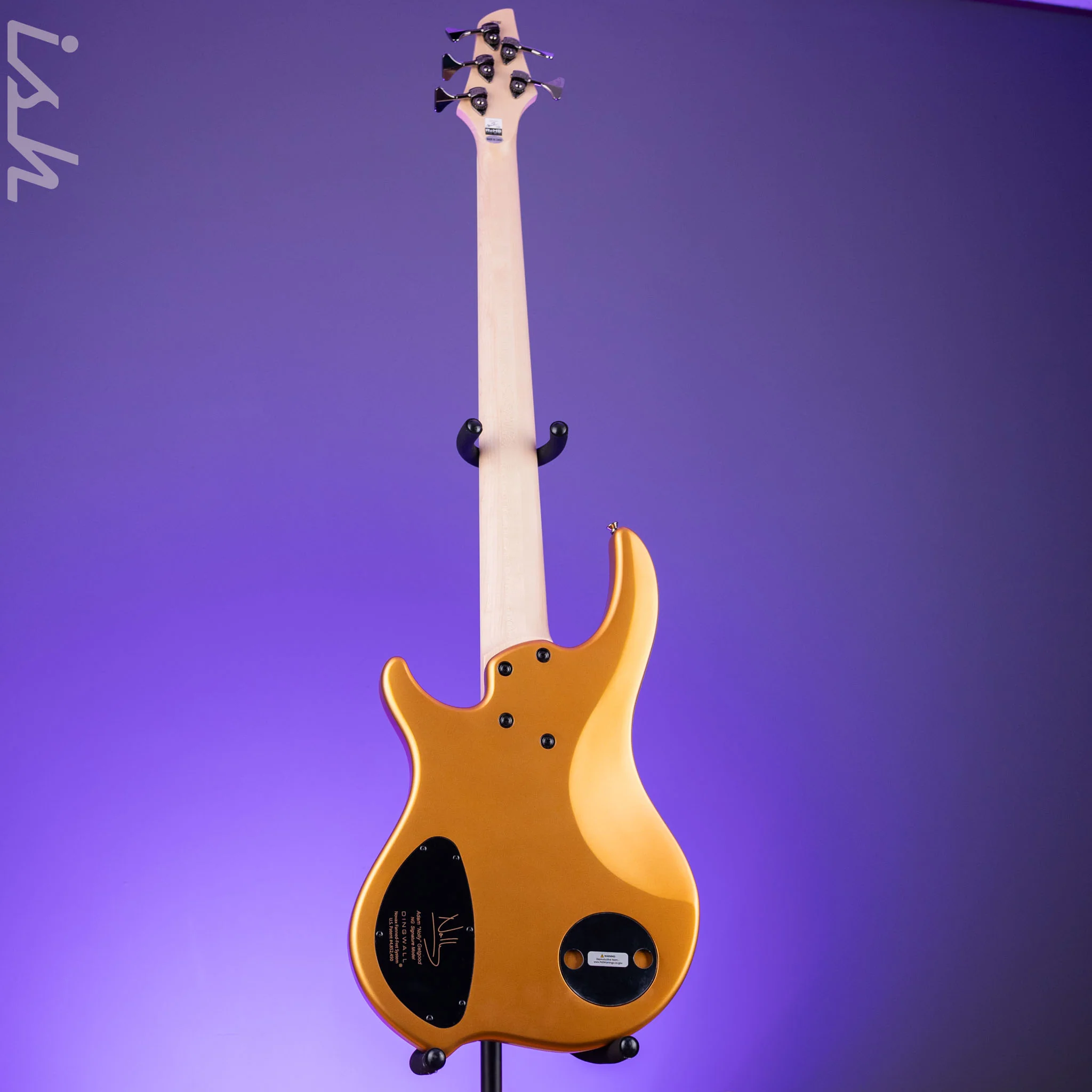 Dingwall NG-3 5-String Bass Matte Gold Metallic - Image 7