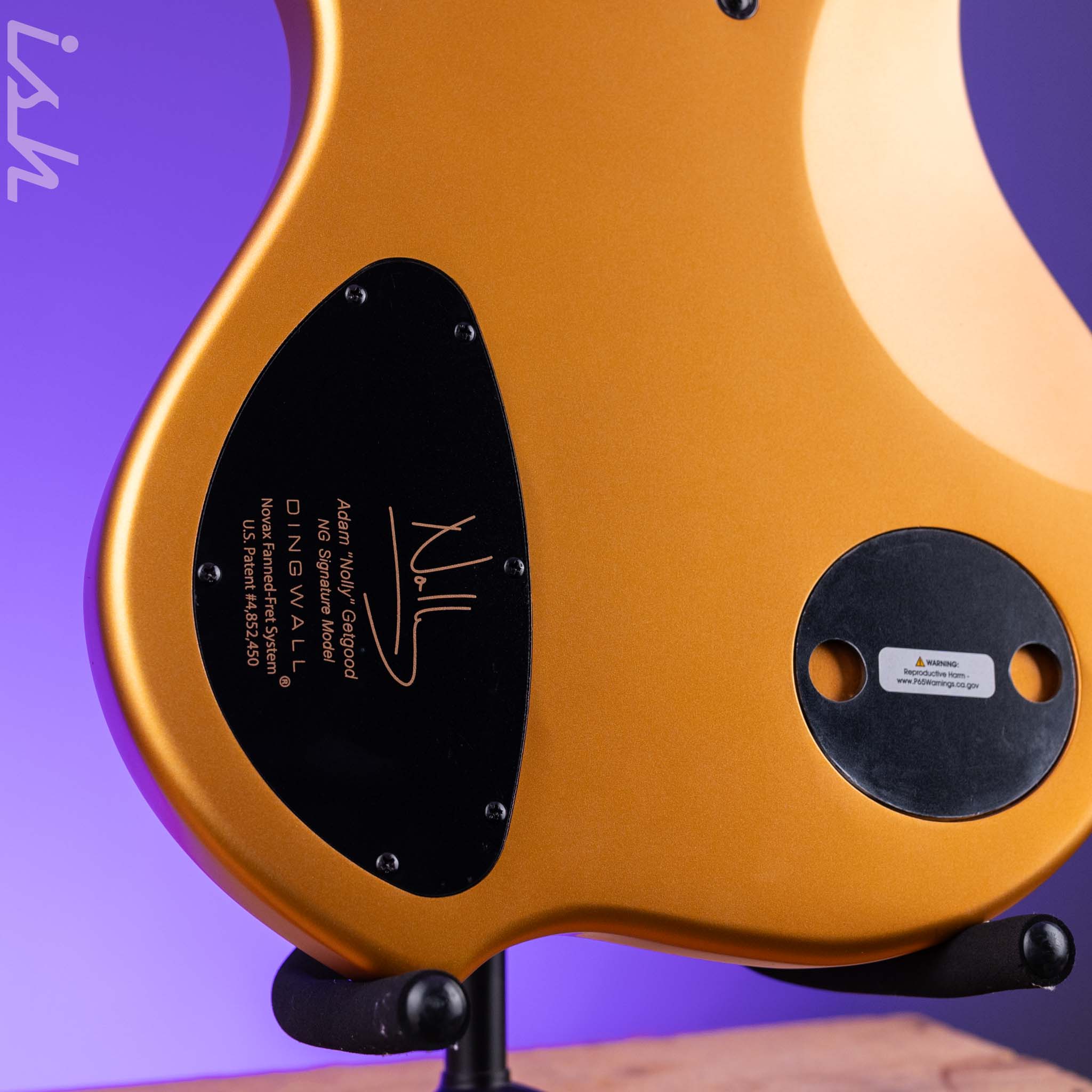 Dingwall NG-3 5-String Bass Matte Gold Metallic - Image 9