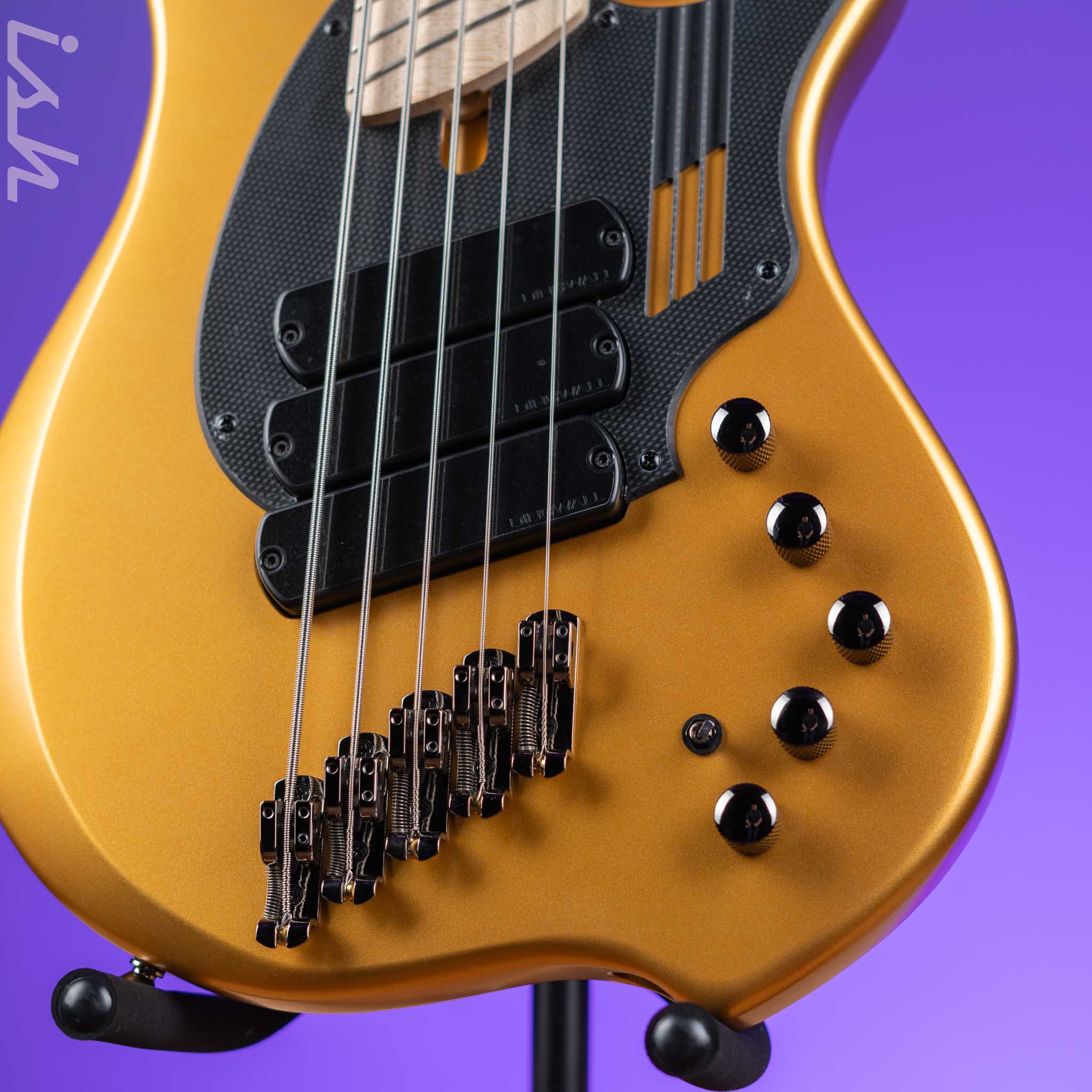 Dingwall NG-3 5-String Bass Matte Gold Metallic - Image 4