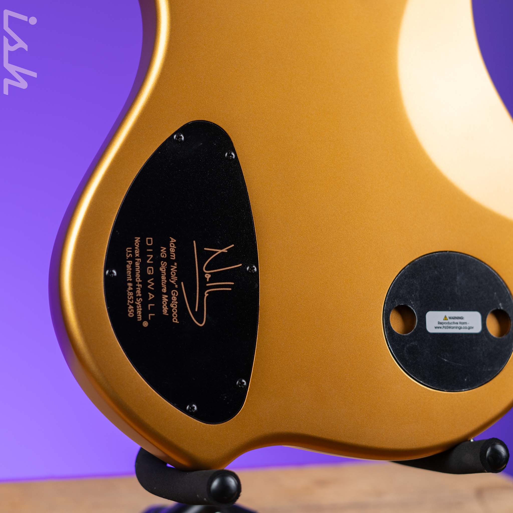 Dingwall NG-3 5-String Bass Matte Gold Metallic - Image 9