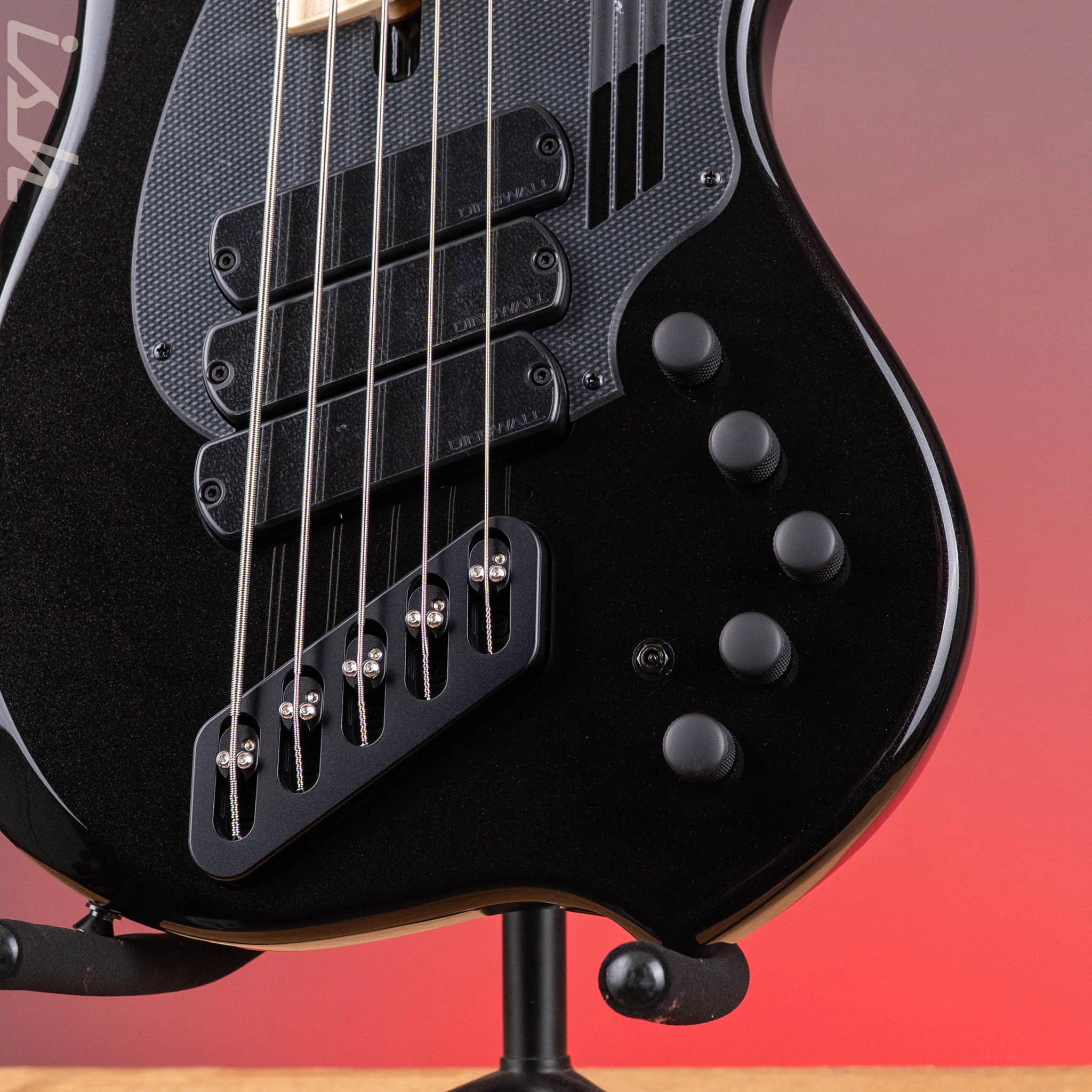 Dingwall NG-3 5-String Bass Metallic Black - Image 5