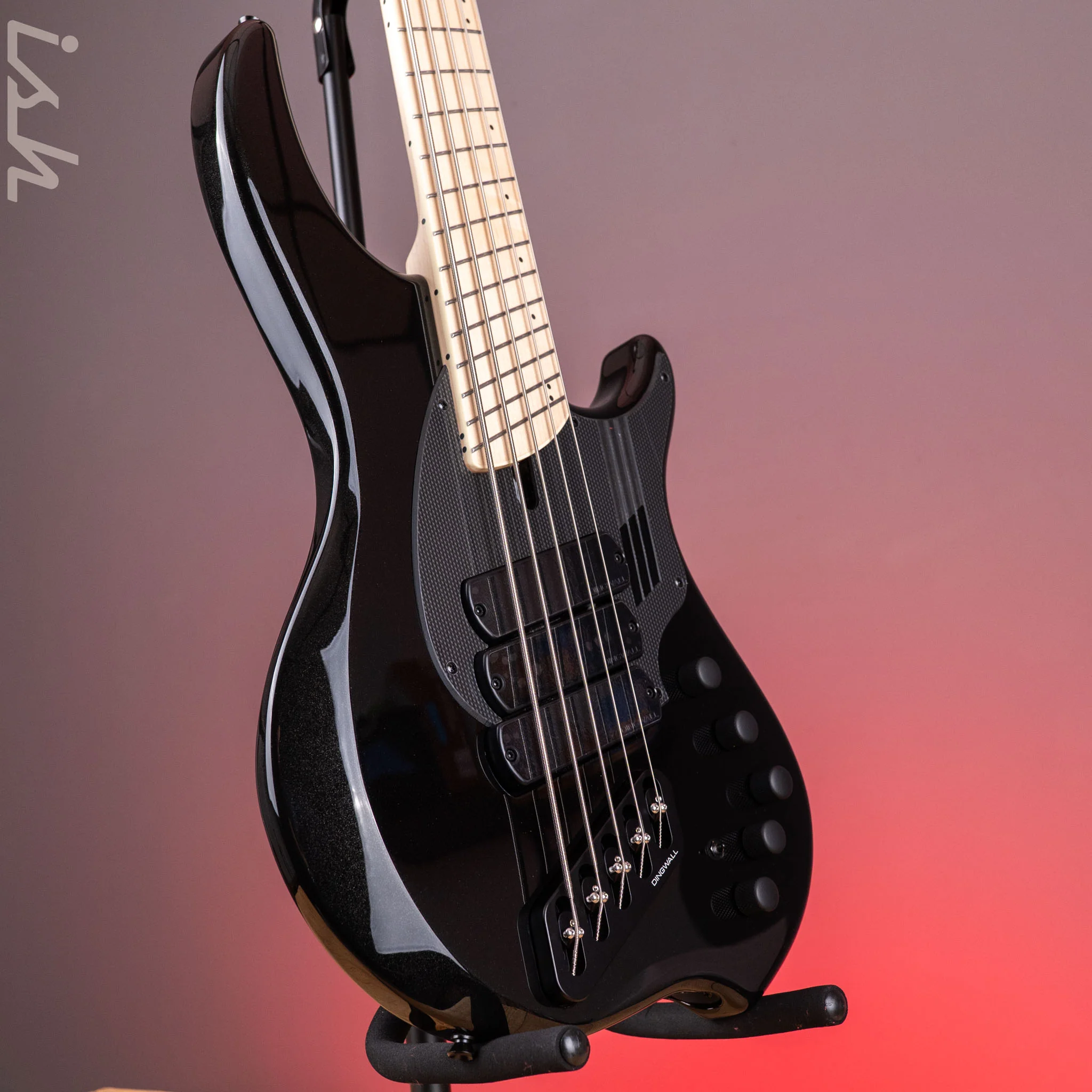 Dingwall NG-3 5-String Bass Metallic Black - Image 3
