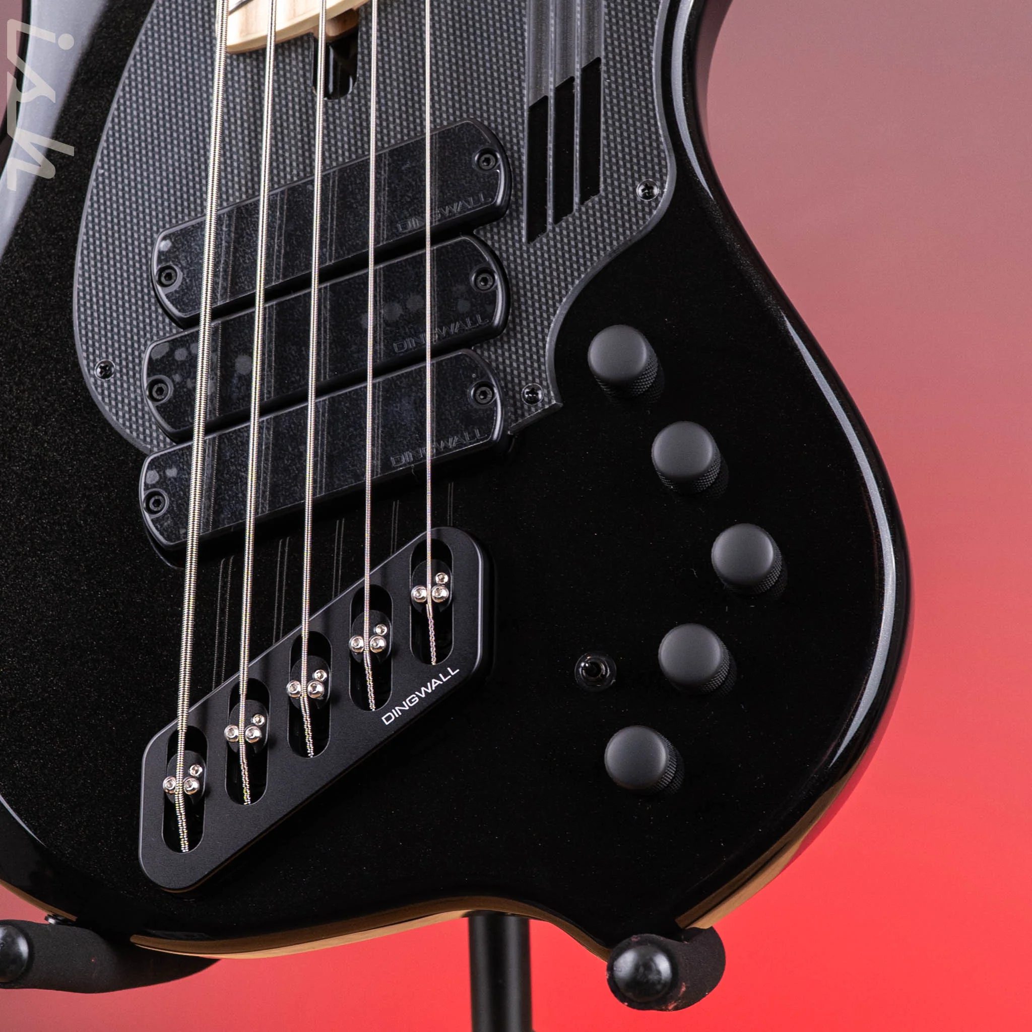 Dingwall NG-3 5-String Bass Metallic Black - Image 5
