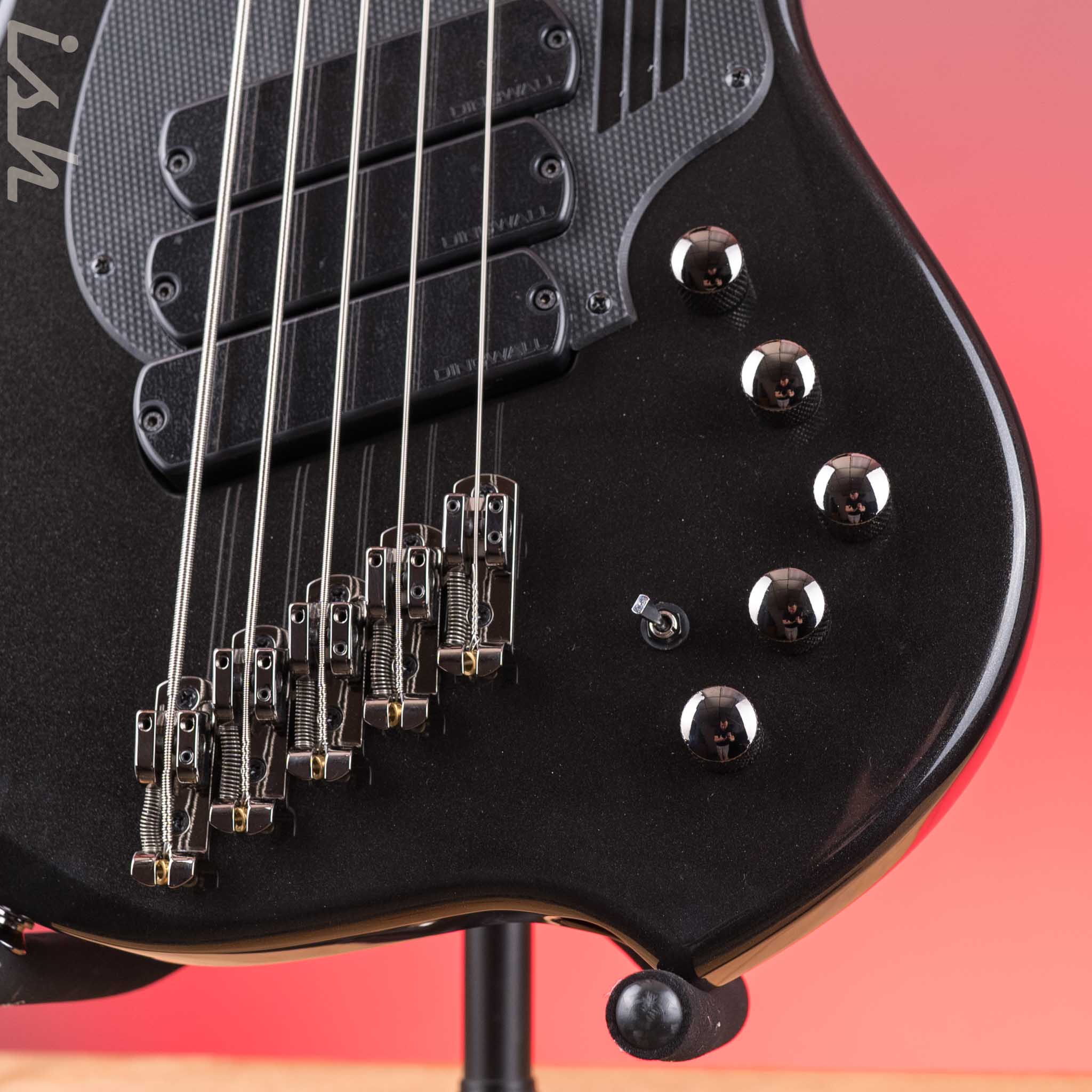 Dingwall NG-3 5-String Bass Metallic Black - Image 4
