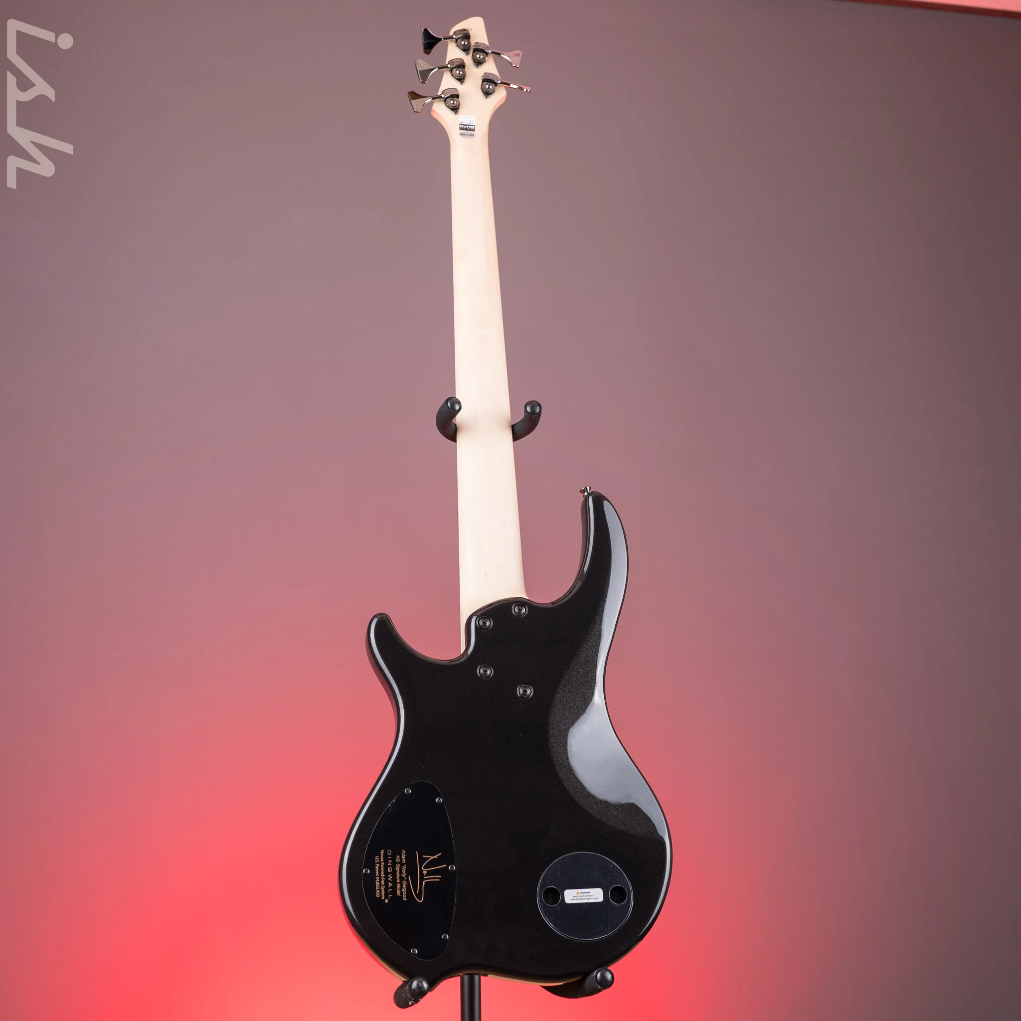 Dingwall NG-3 5-String Bass Metallic Black - Image 6
