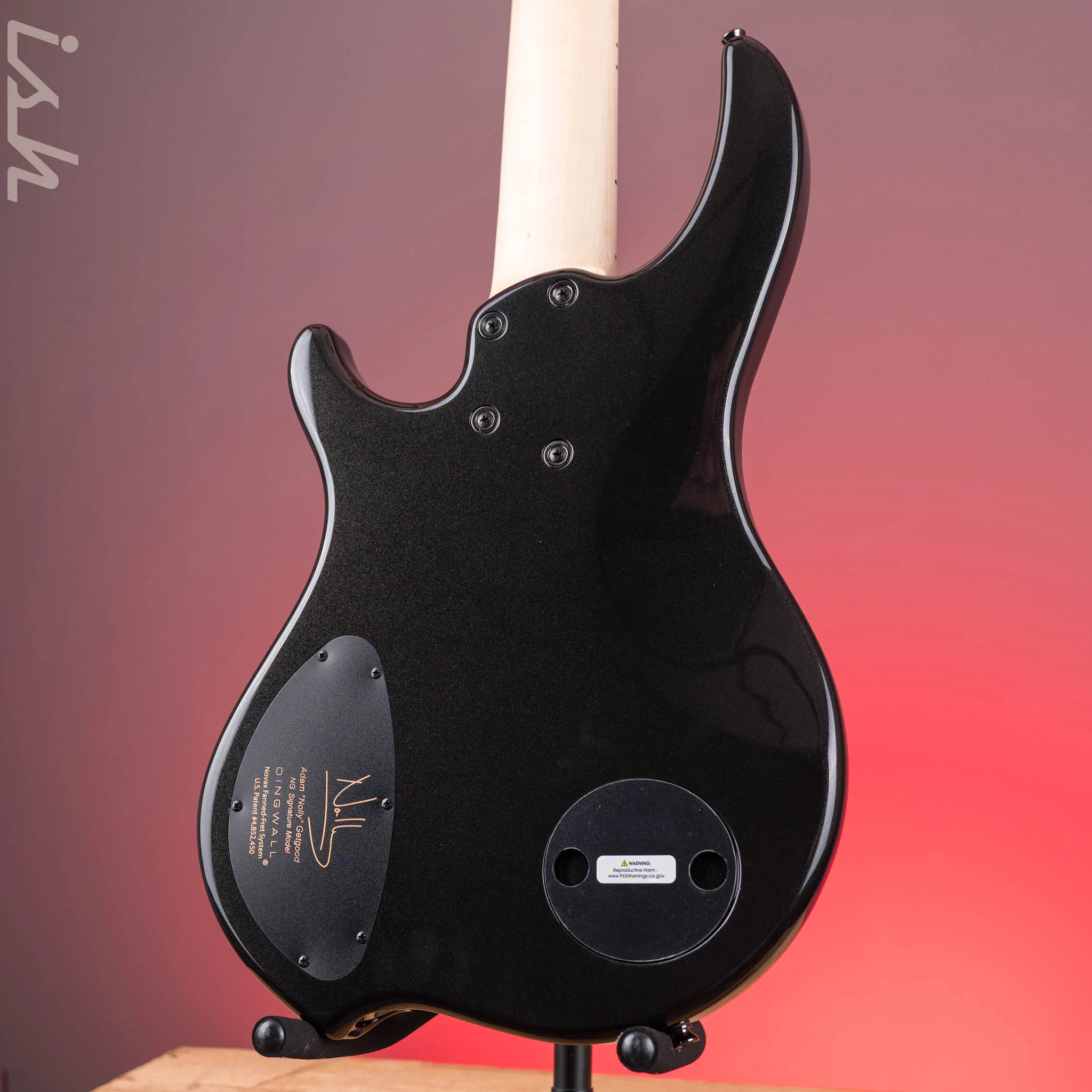 Dingwall NG-3 5-String Bass Metallic Black - Image 7