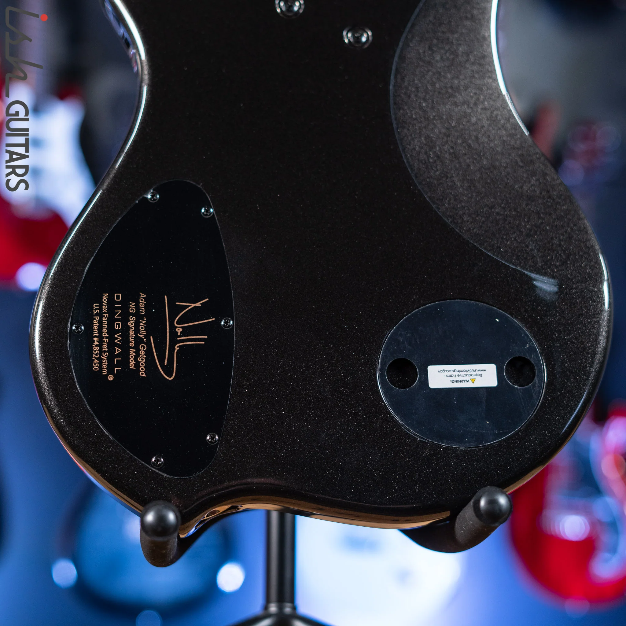 Dingwall NG-3 5-String Bass Metallic Black Gloss - Image 10