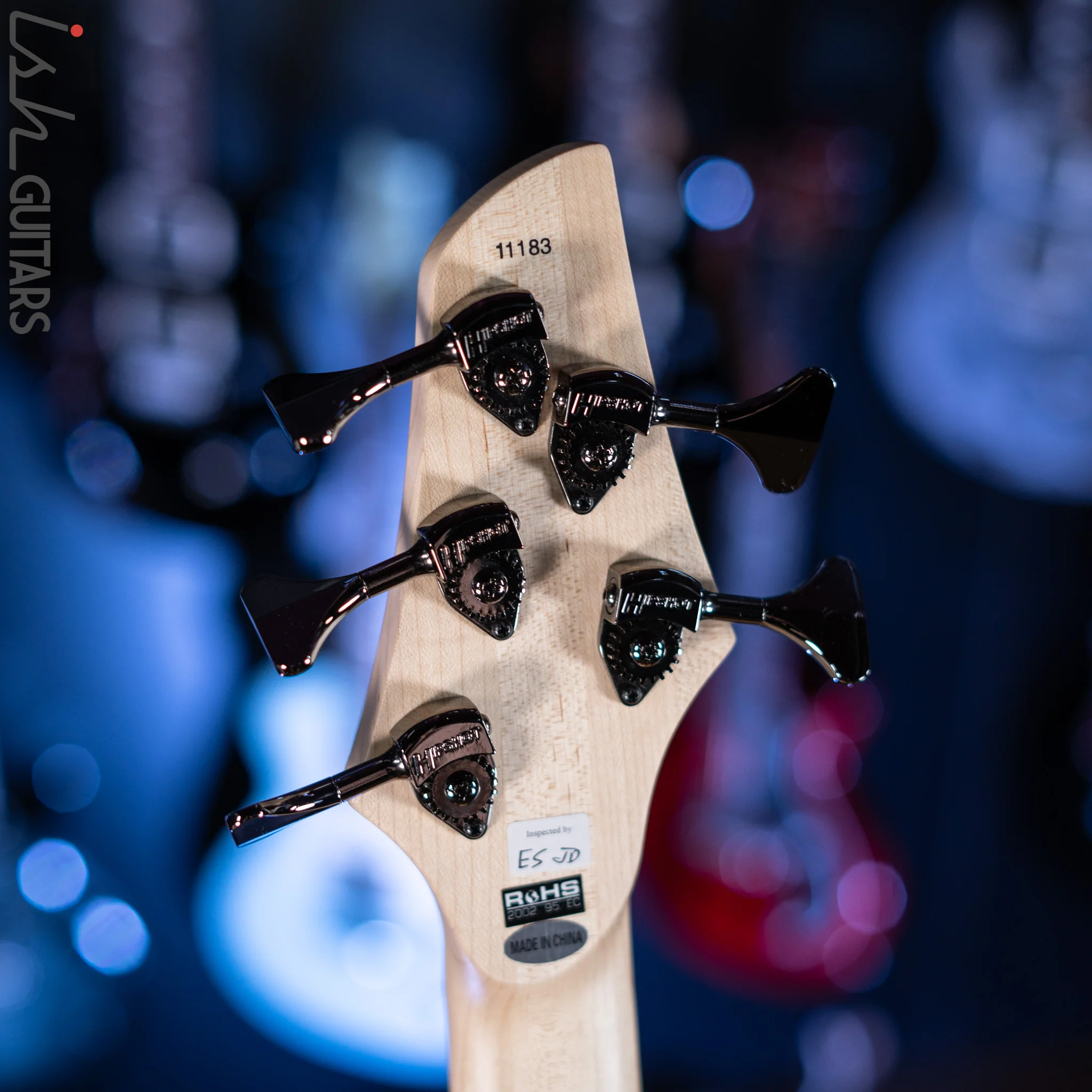 Dingwall NG-3 5-String Bass Metallic Black Gloss - Image 11