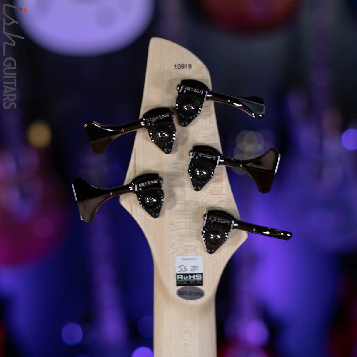 Dingwall NG-3 5-String Left Hand Bass Metallic Black Gloss - Image 10