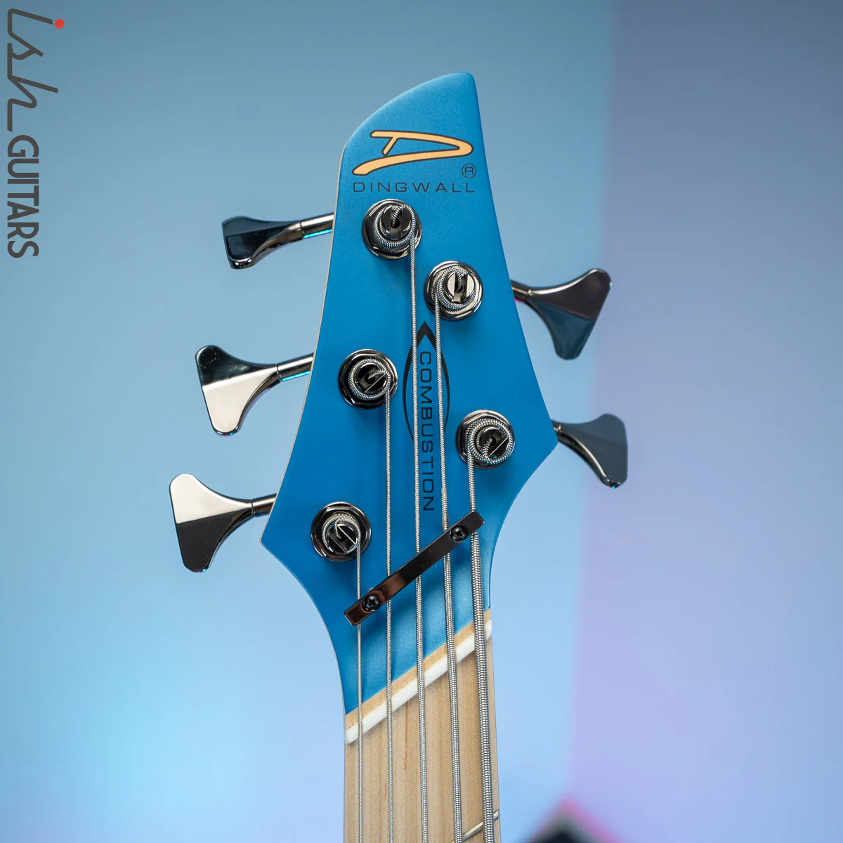 Dingwall NG-3 5-String Left-Handed Bass Laguna Seca Blue - Image 5