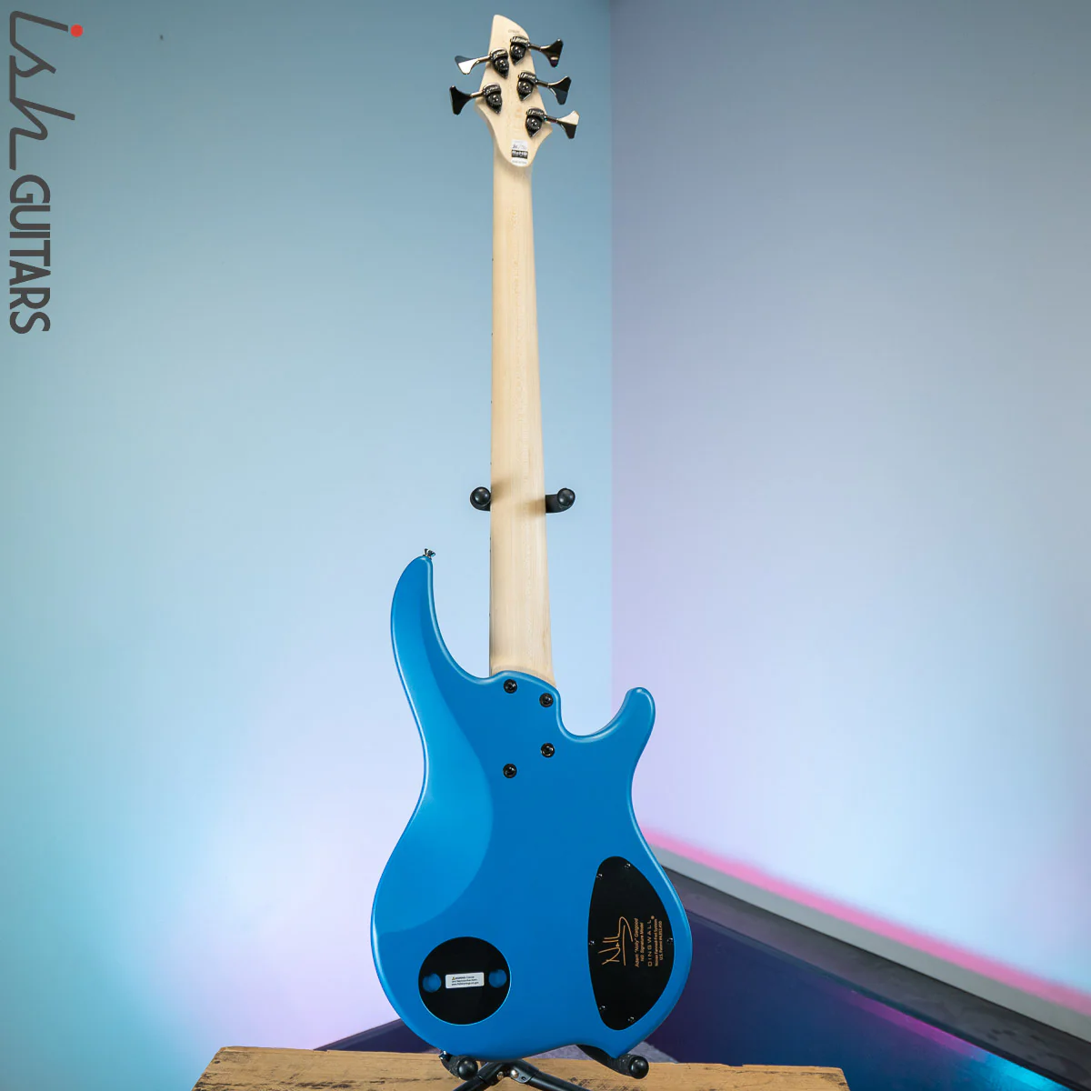Dingwall NG-3 5-String Left-Handed Bass Laguna Seca Blue - Image 7
