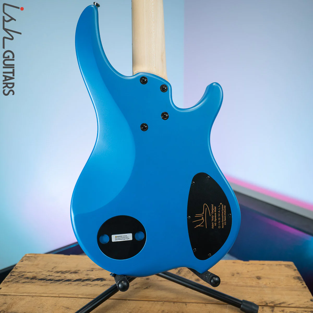 Dingwall NG-3 5-String Left-Handed Bass Laguna Seca Blue - Image 8