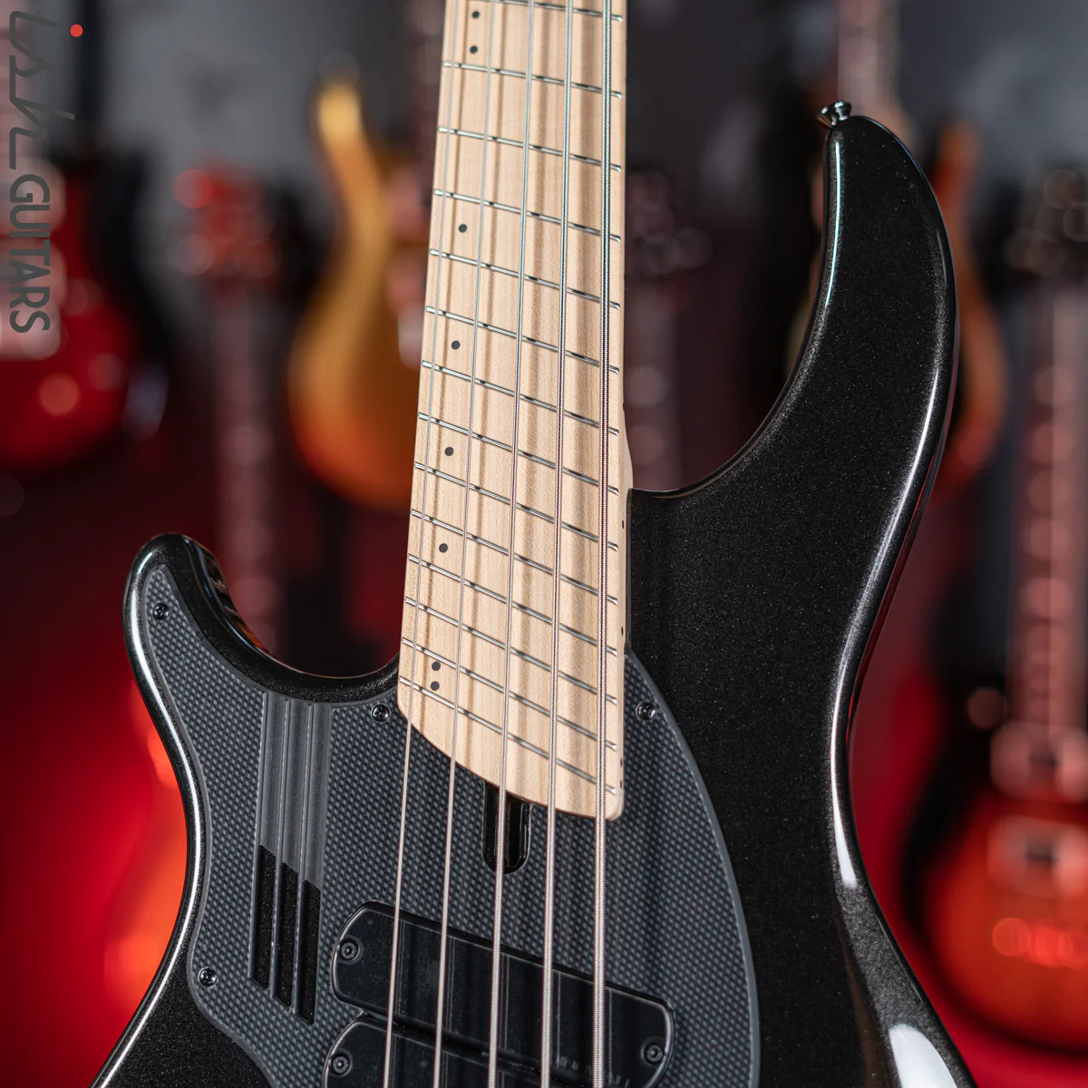 Dingwall NG-3 5-String Left Handed Bass Metallic Black - Image 3
