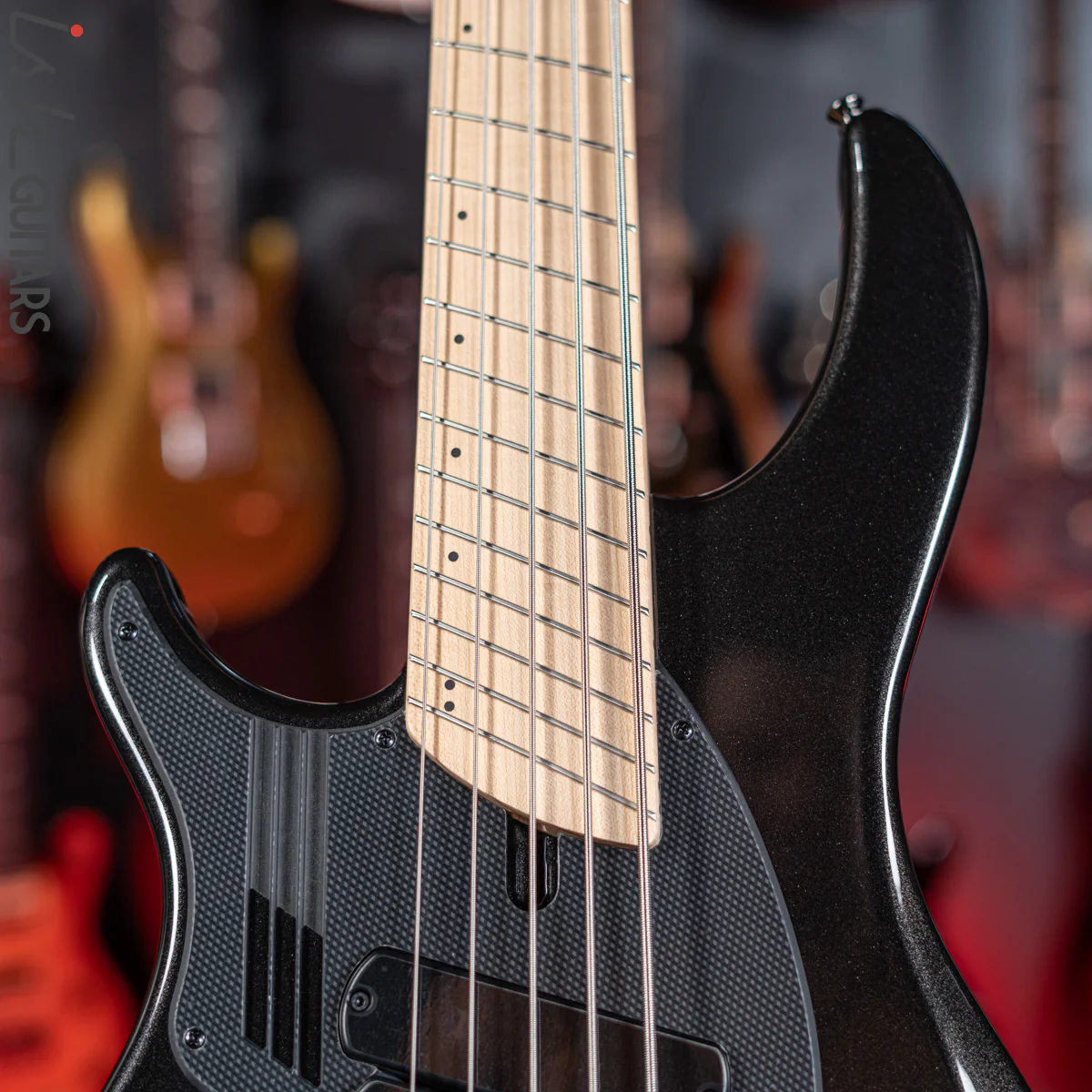 Dingwall NG-3 5-String Left Handed Bass Metallic Black - Image 4