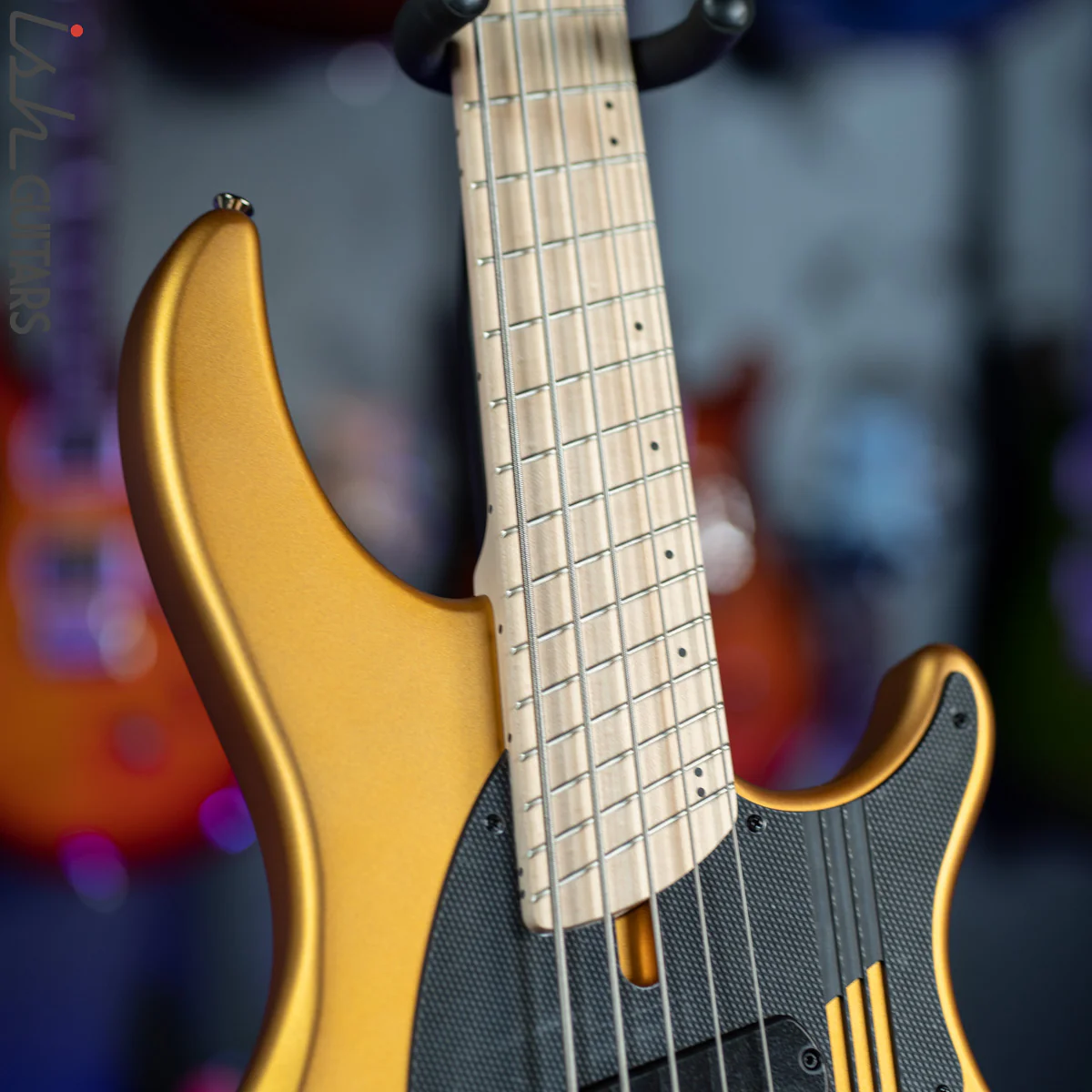 Dingwall NG-3 5-String Matte Gold Metallic Bass - Image 5