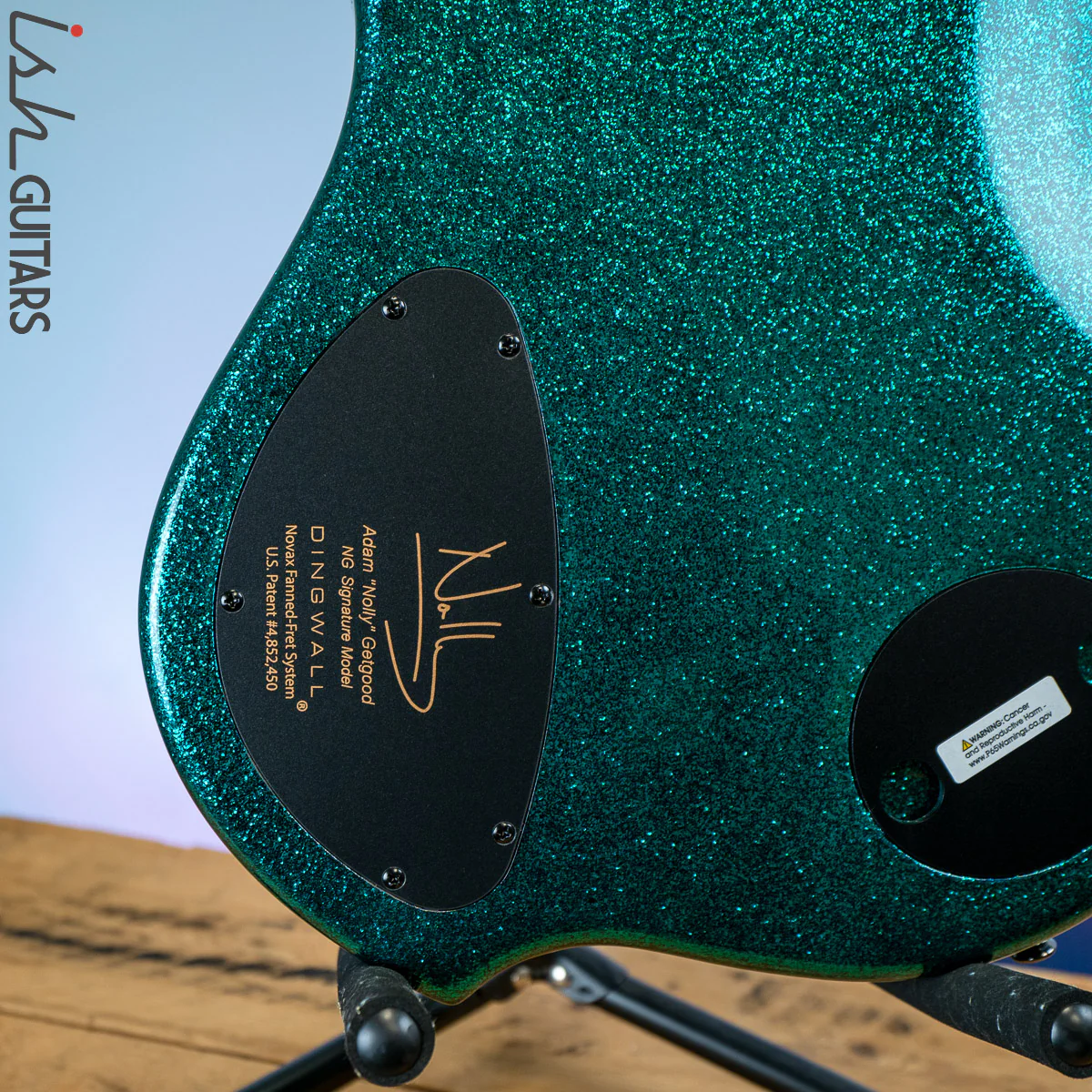 Dingwall NG-3 6-String Bass Gloss Aquamarine Metalflake - Image 10