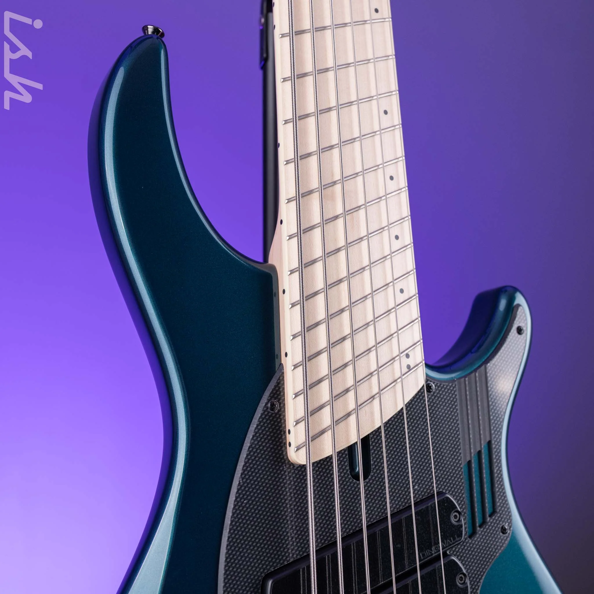 Dingwall NG-3 6-String Bass Guitar Black Forest Green - Image 3