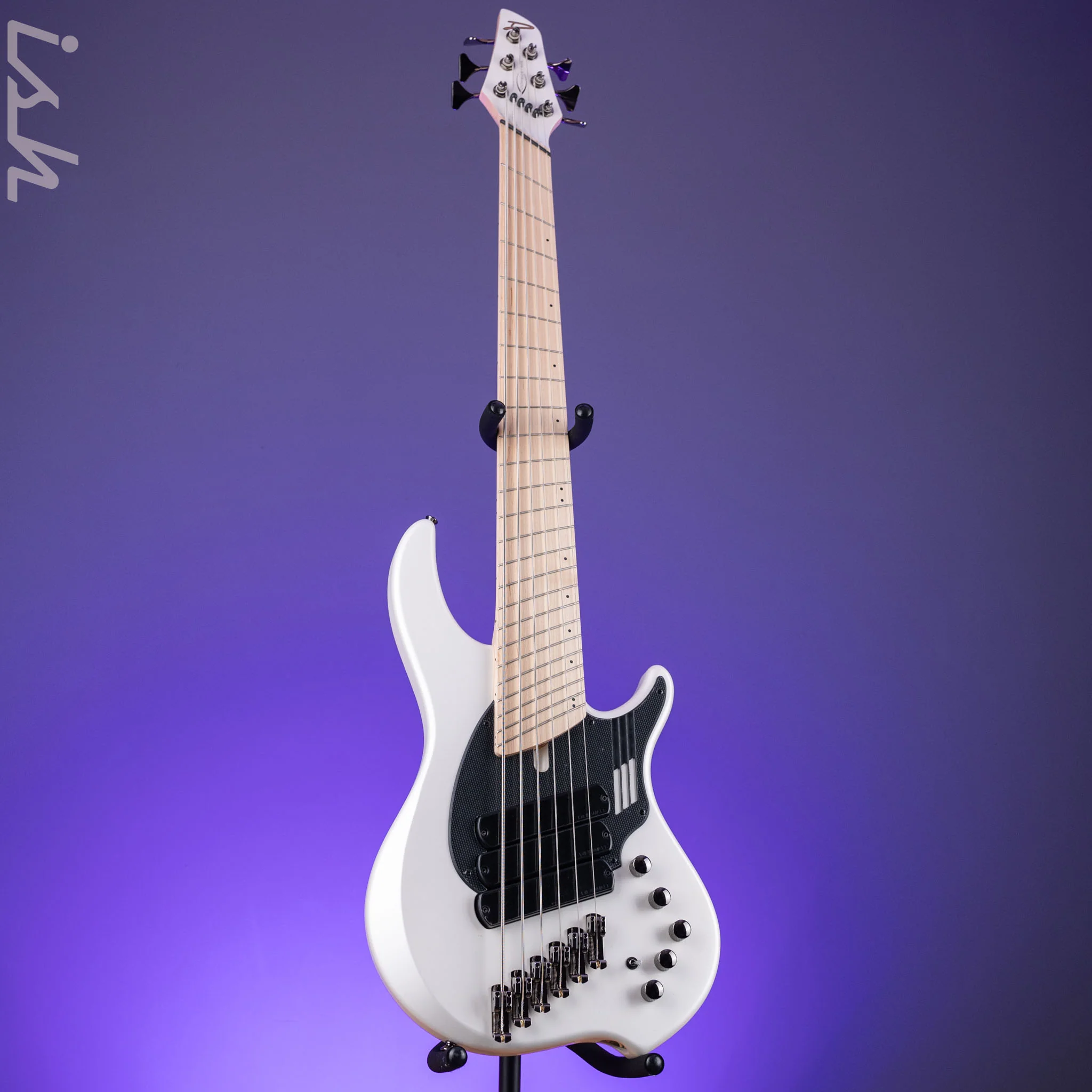 Dingwall NG-3 6-String Bass Matte Ducati Pearl White - Image 2