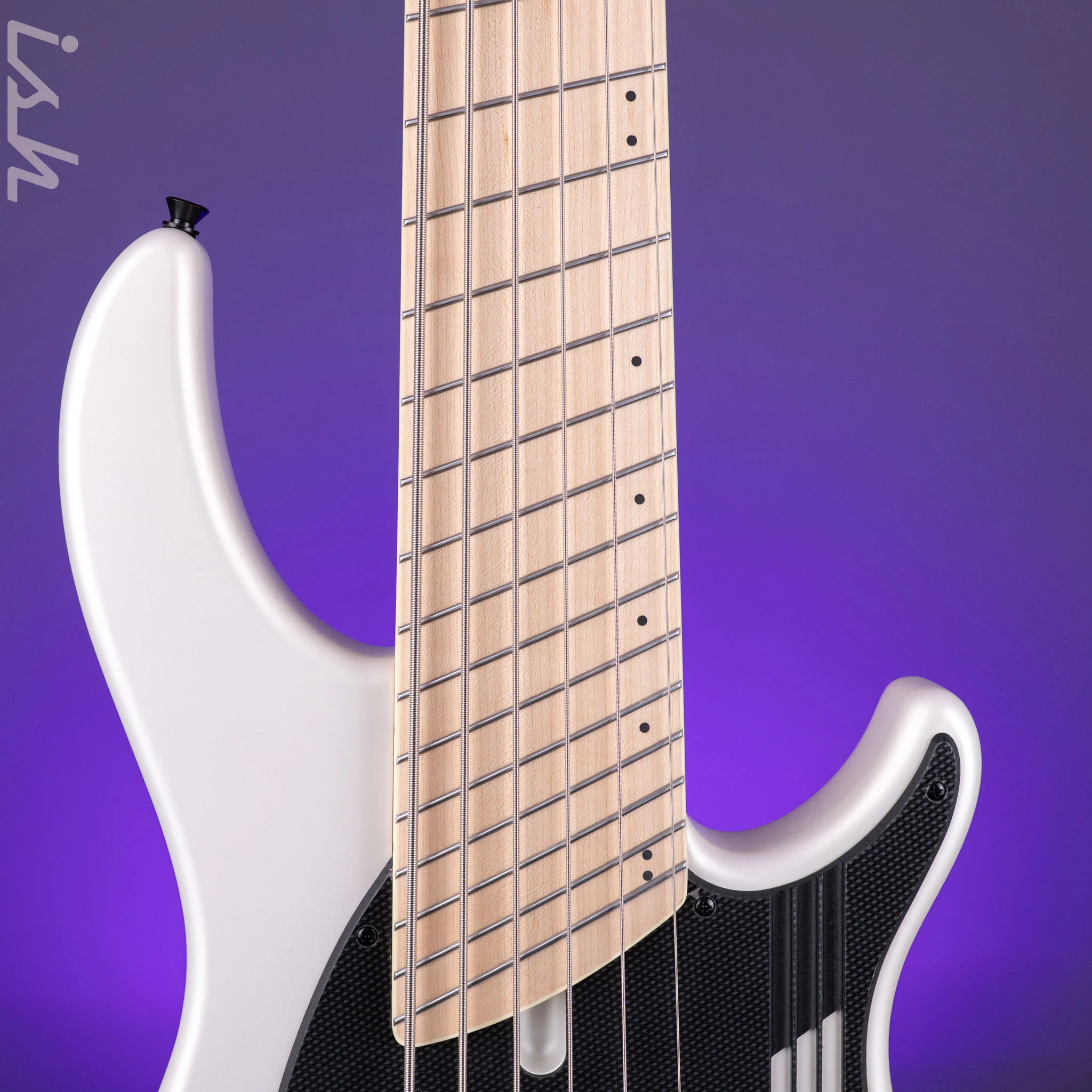 Dingwall NG-3 6-String Bass Matte Ducati Pearl White - Image 6