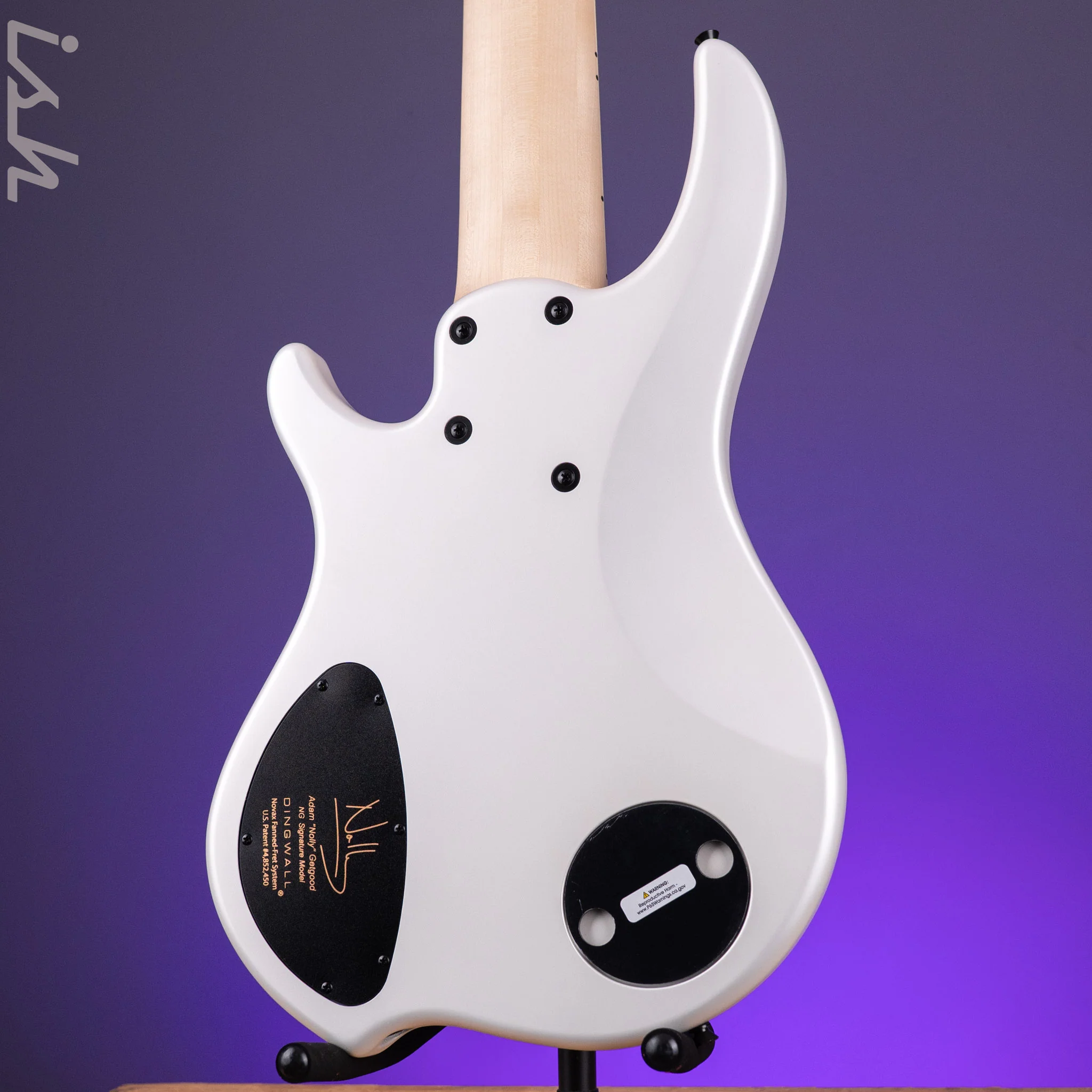 Dingwall NG-3 6-String Bass Matte Ducati Pearl White - Image 9