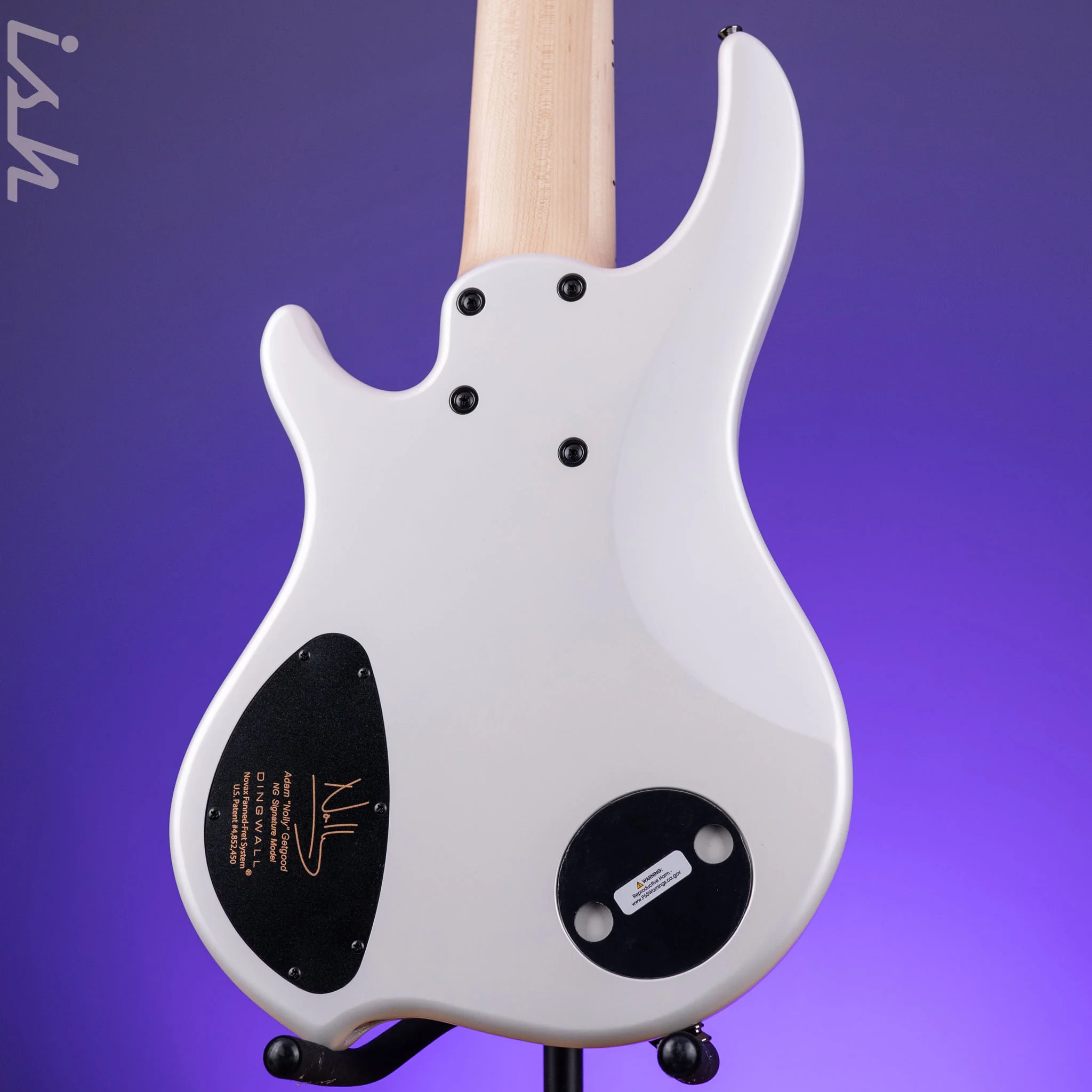 Dingwall NG-3 6-String Bass Matte Ducati Pearl White - Image 7