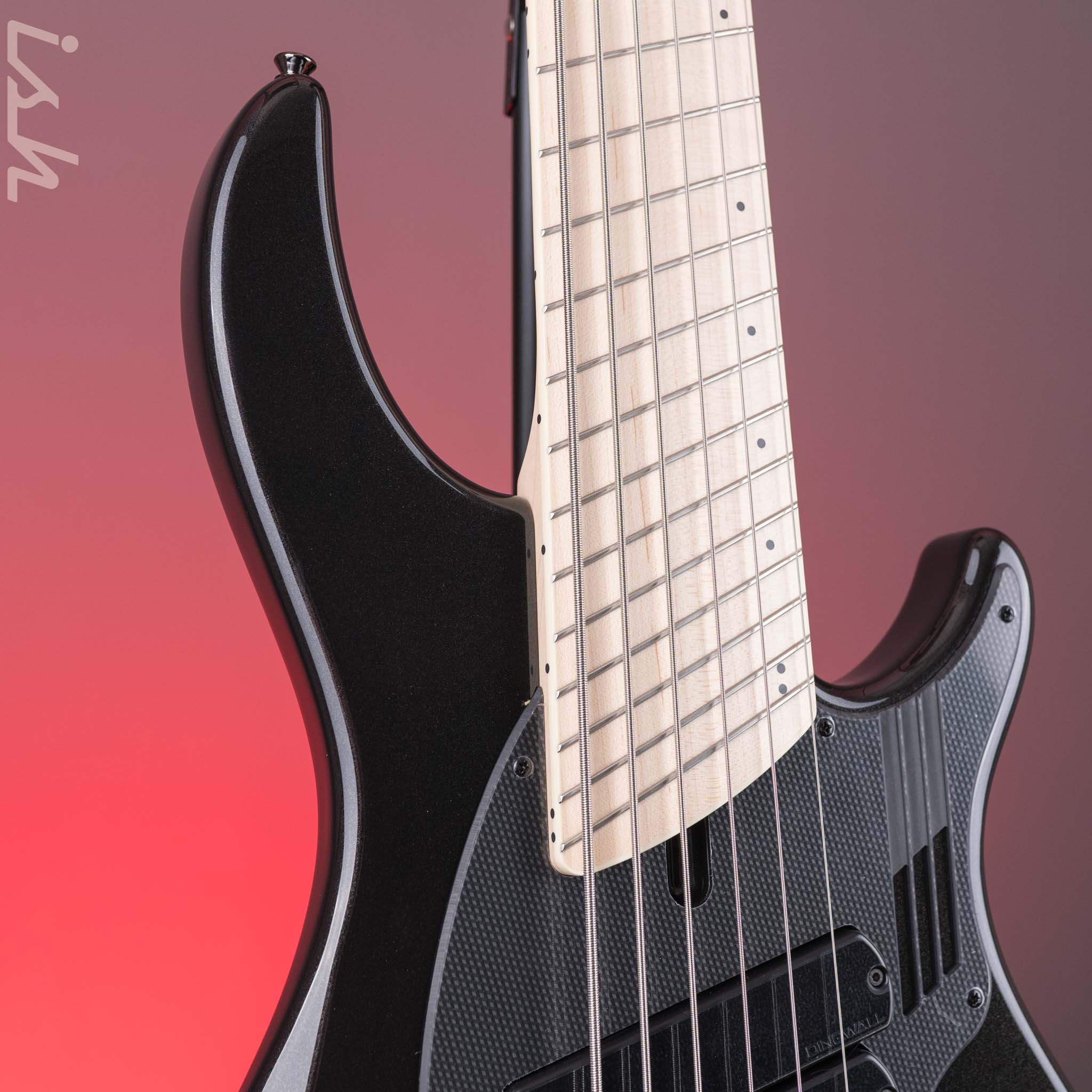Dingwall NG-3 6-String Bass Metallic Black - Image 3
