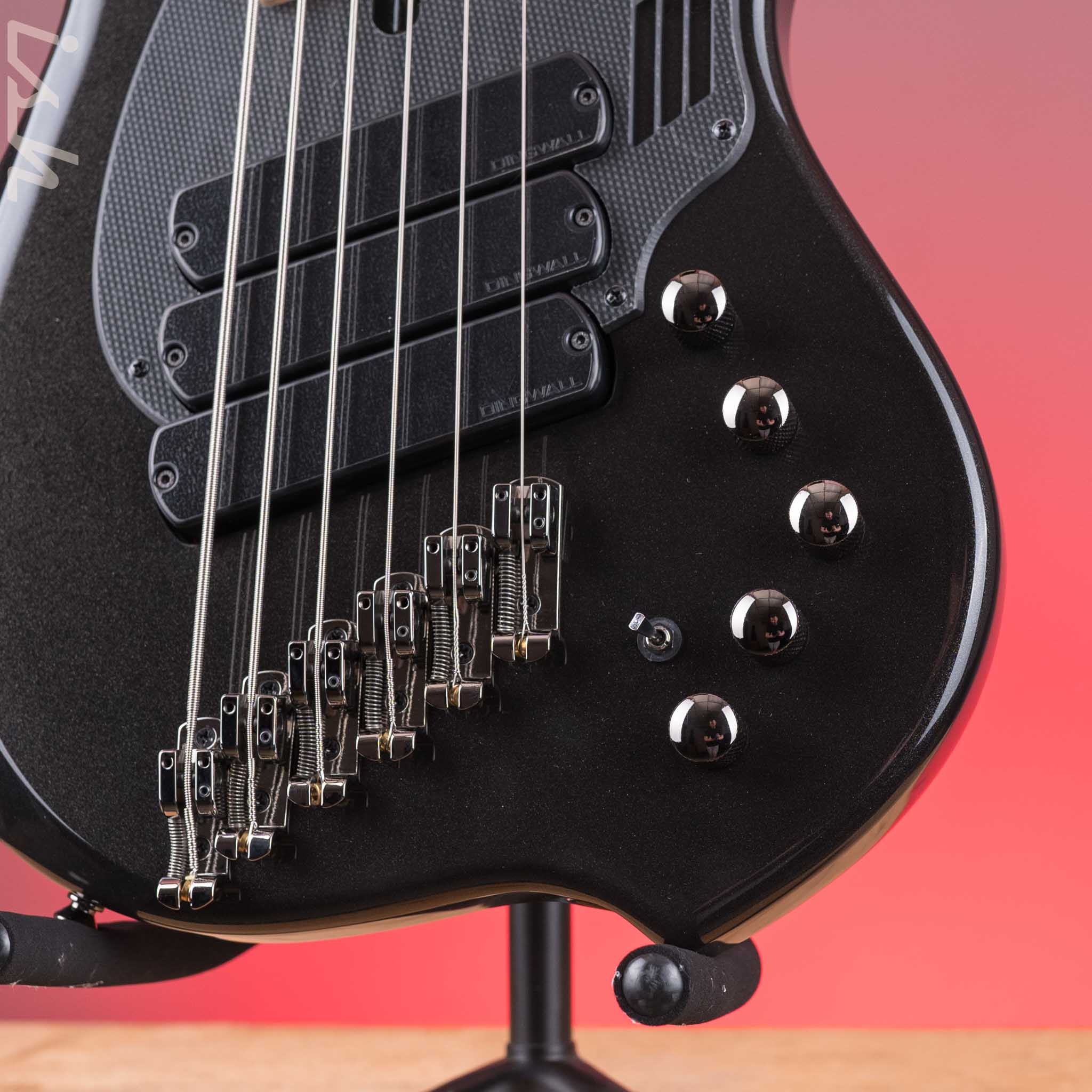 Dingwall NG-3 6-String Bass Metallic Black - Image 4