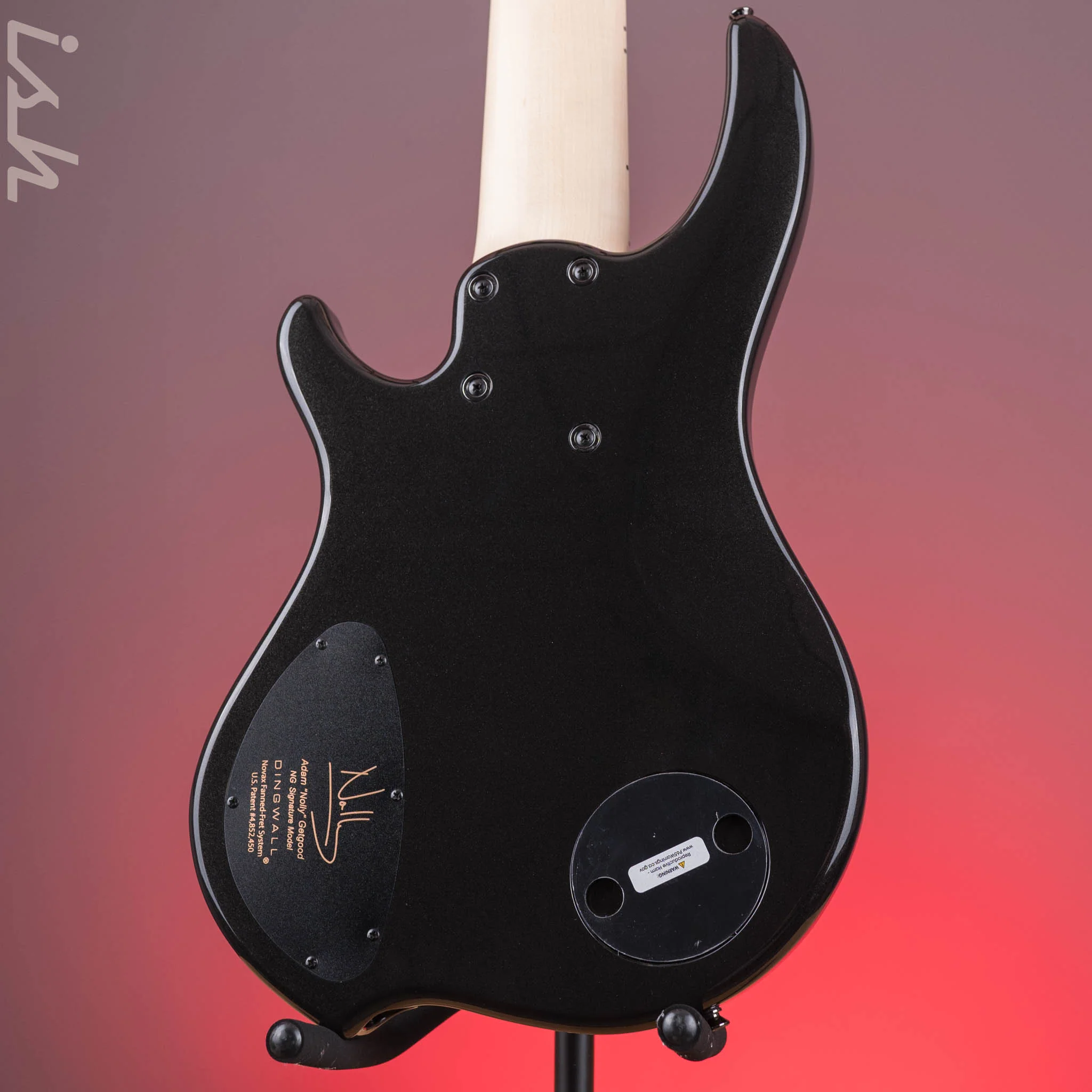 Dingwall NG-3 6-String Bass Metallic Black - Image 7