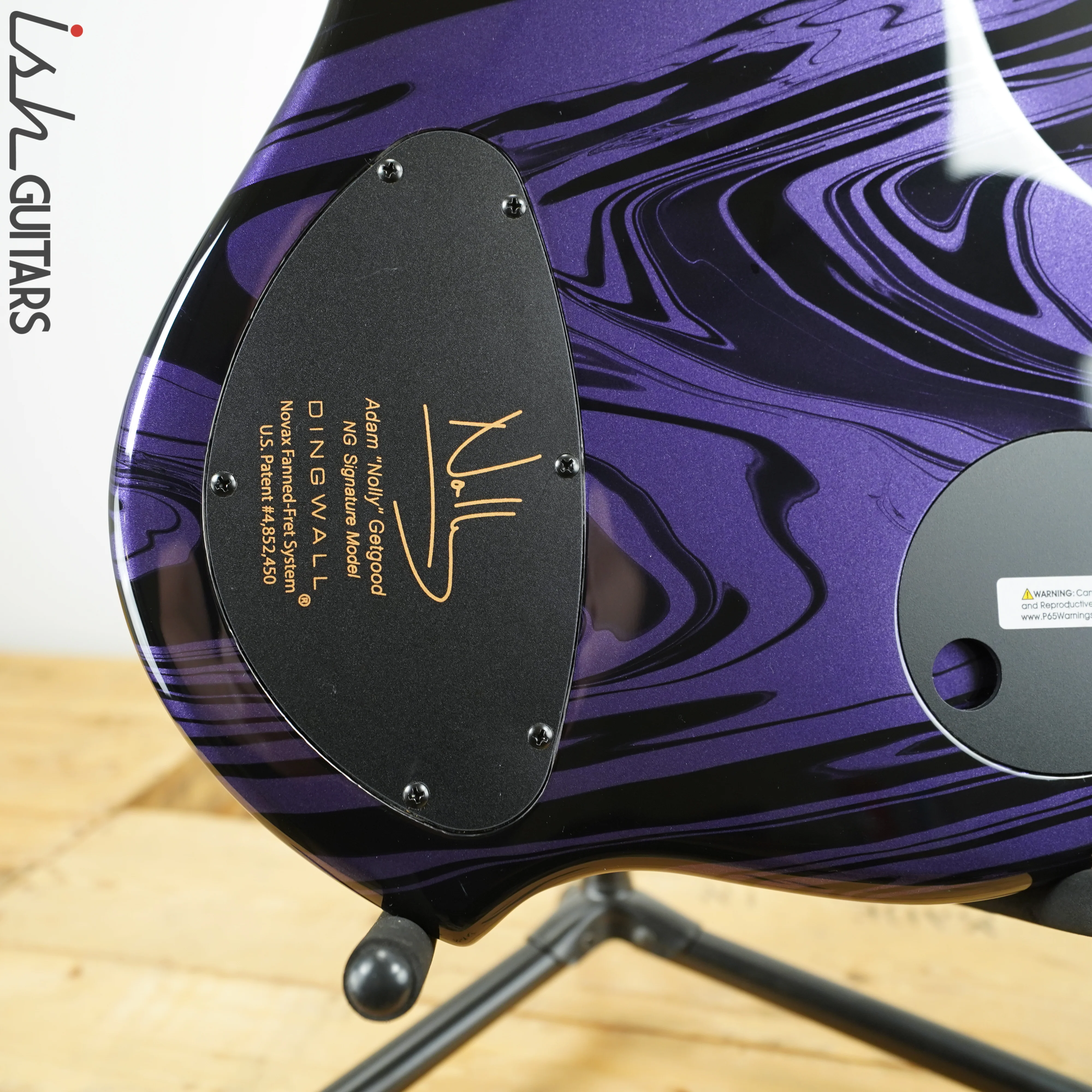 Dingwall NG-3 6 String Bass Purple Metallic Swirl - Image 10