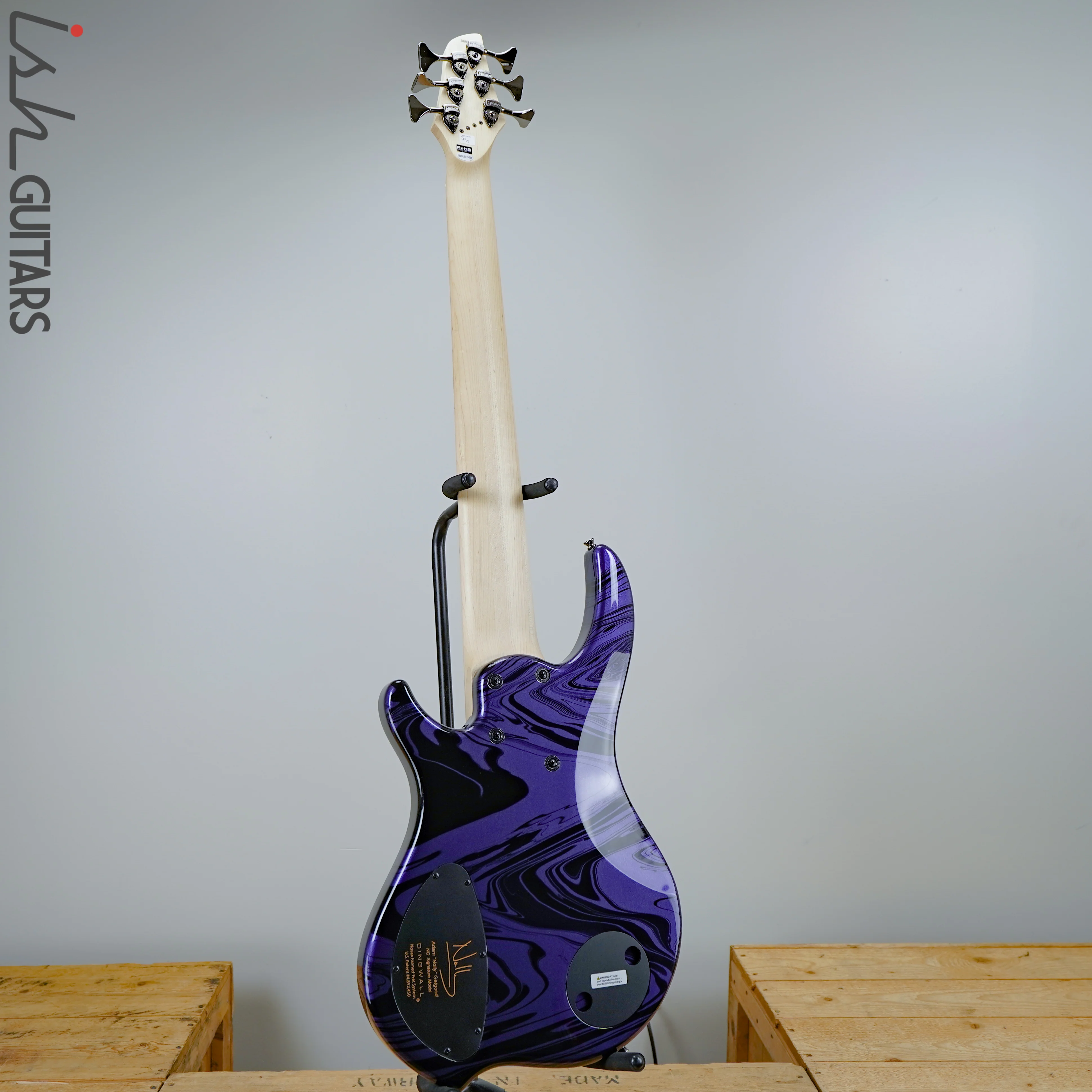 Dingwall NG-3 6 String Bass Purple Metallic Swirl - Image 7
