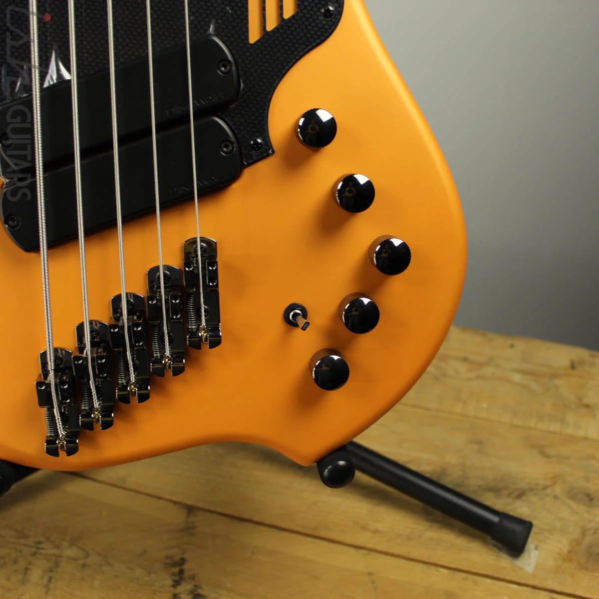 Dingwall NG2 5-String Lamborghini Matte Pearl Orange Maple Fretboard B-Stock - Image 3