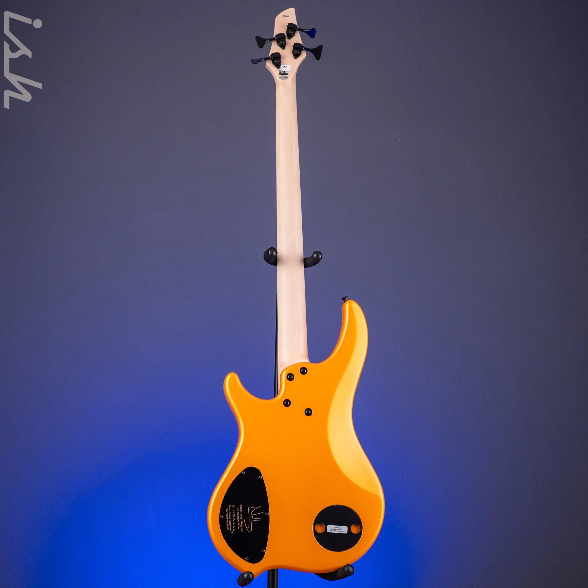 Dingwall NG3 4-String Bass Lamborghini Orange Matte - Image 8