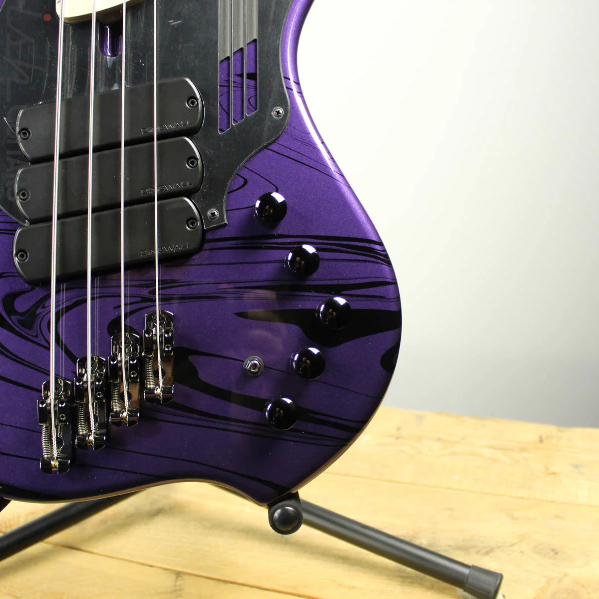 2019 Dingwall NG3 4 String Bass Purple Swirl - Image 3