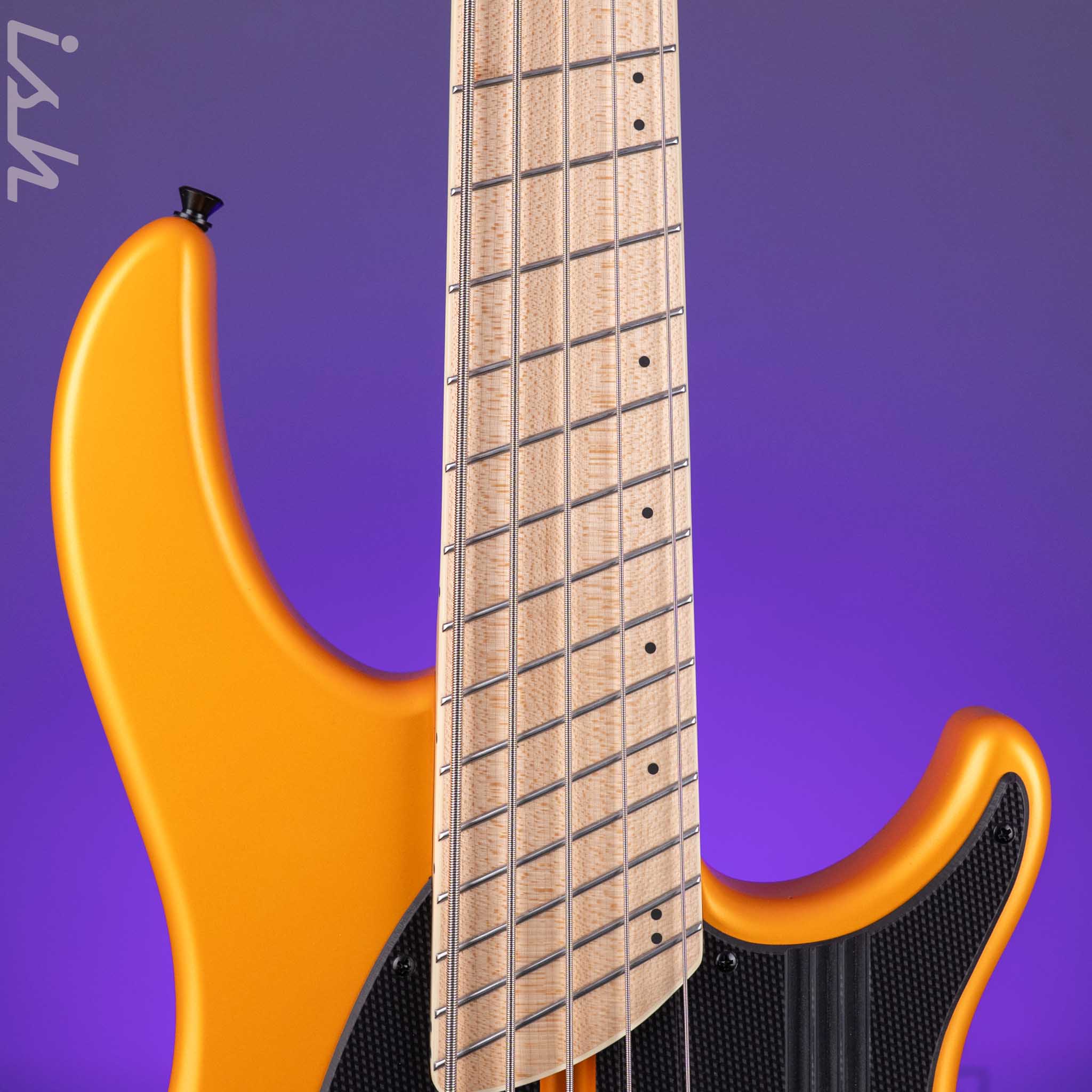 Dingwall NG3 5-String Bass Lamborghini Matte Orange NAMM Display - Image 6