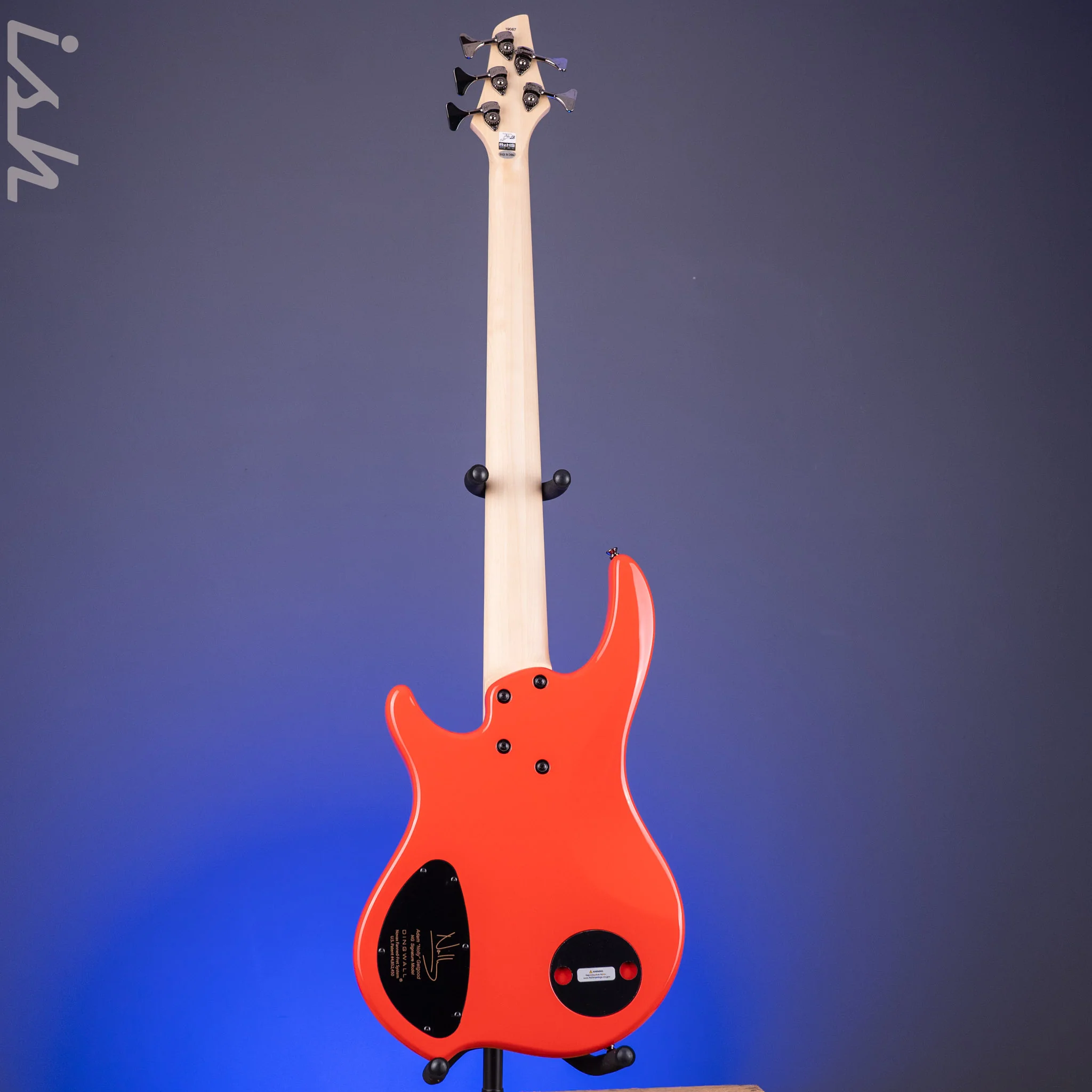 Dingwall NG3 5-String Ferrari Red - Individual Bridge Units - Image 7