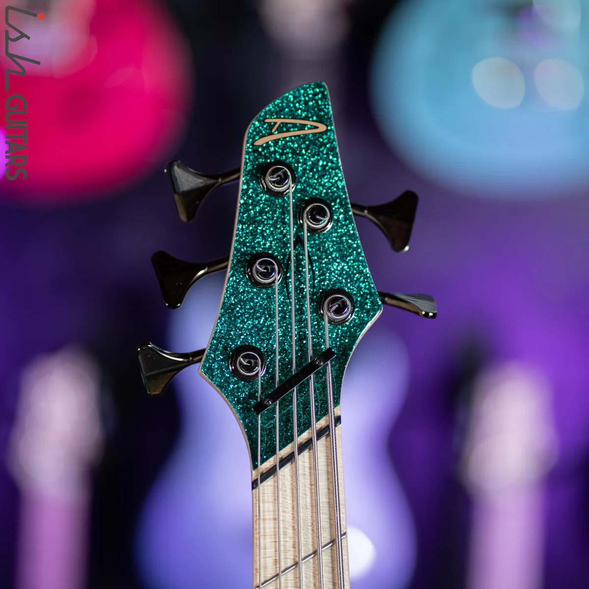 Dingwall Left Handed NG-3 5-String Gloss Metalflake Aquamarine - Image 7