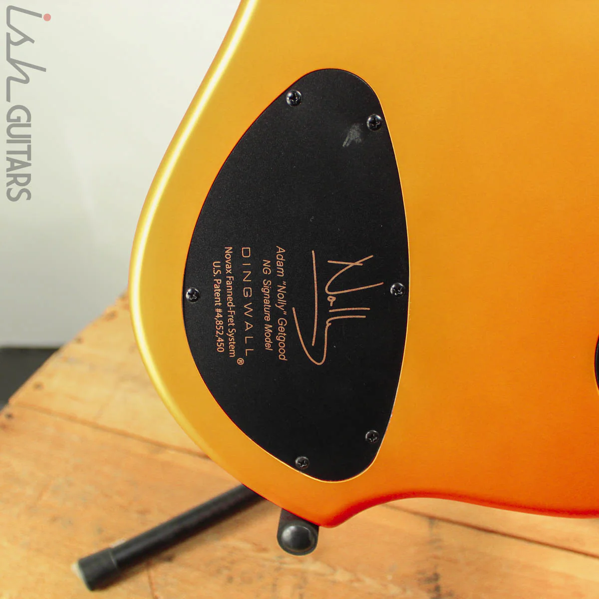 Dingwall NG3 5-String Lamborghini Matte Pearl Orange Swirl B-Stock - Image 10