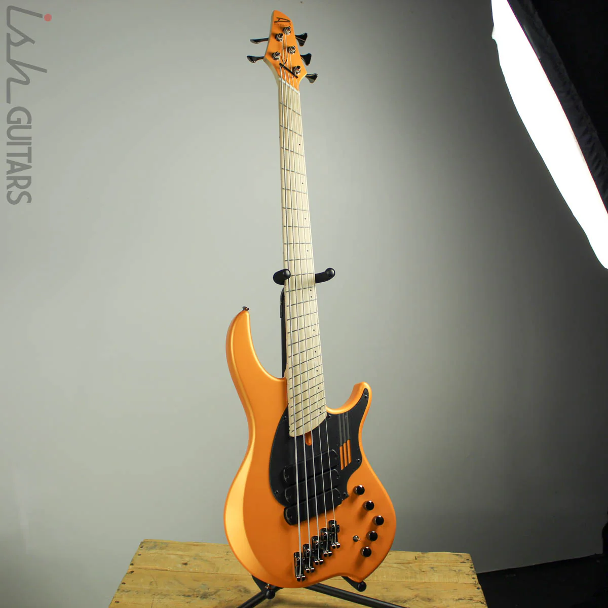 Dingwall NG3 5-String Lamborghini Matte Pearl Orange Swirl B-Stock - Image 2