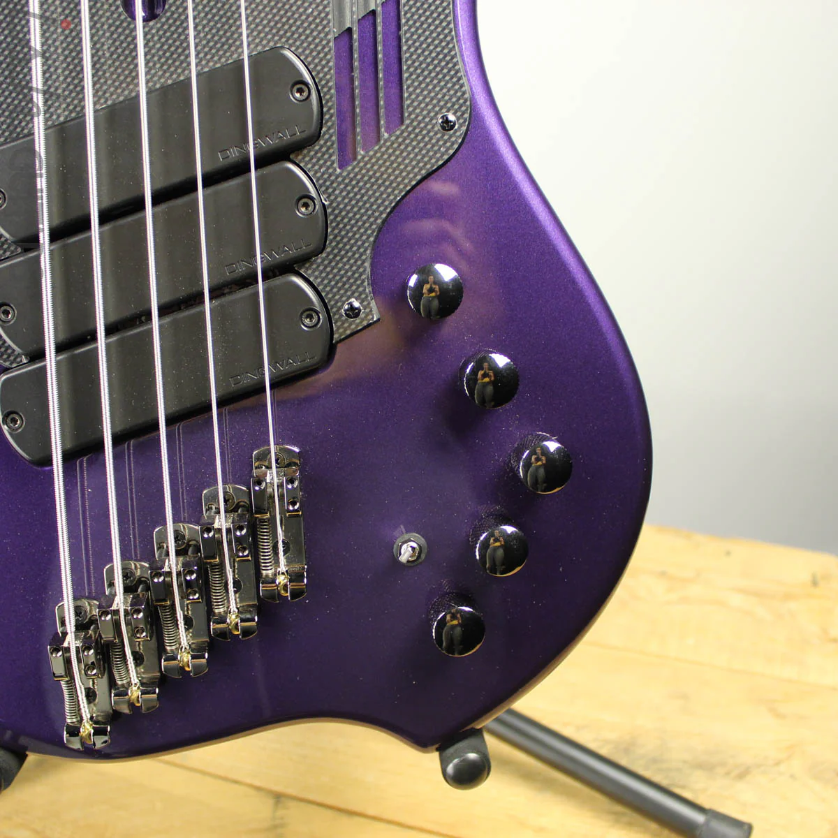 Dingwall NG3 5-String Purple Metallic Maple Fretboard B-Stock - Image 3