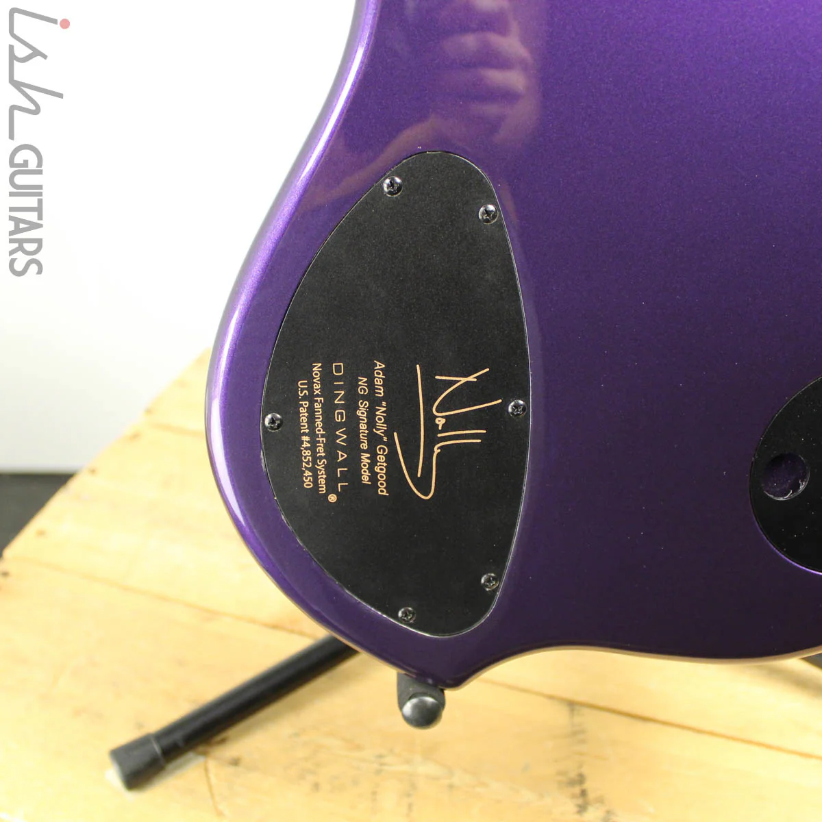 Dingwall NG3 5-String Purple Metallic Maple Fretboard B-Stock - Image 8