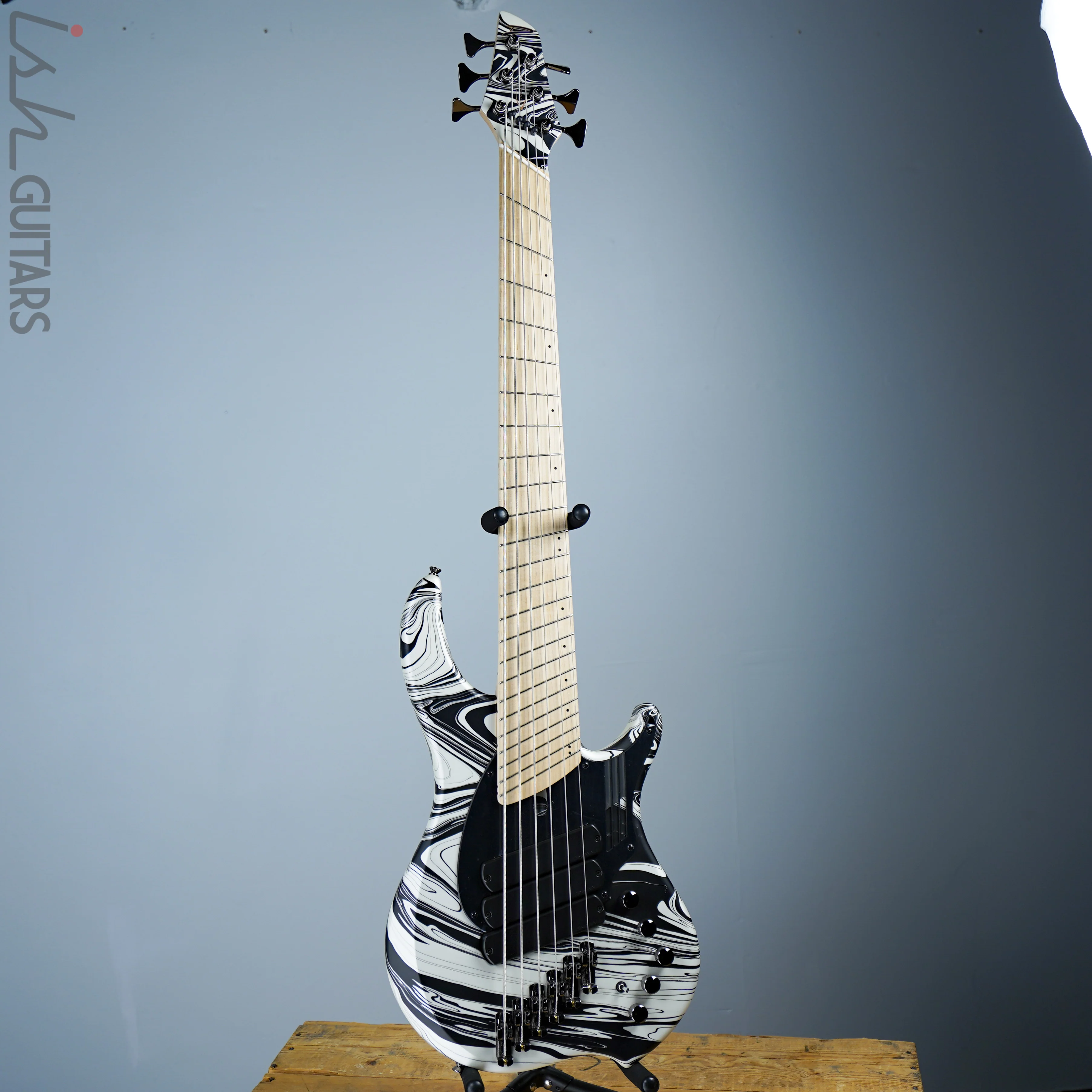 Dingwall NG3 Ducati White Swirl 6 String B-Stock - Image 2