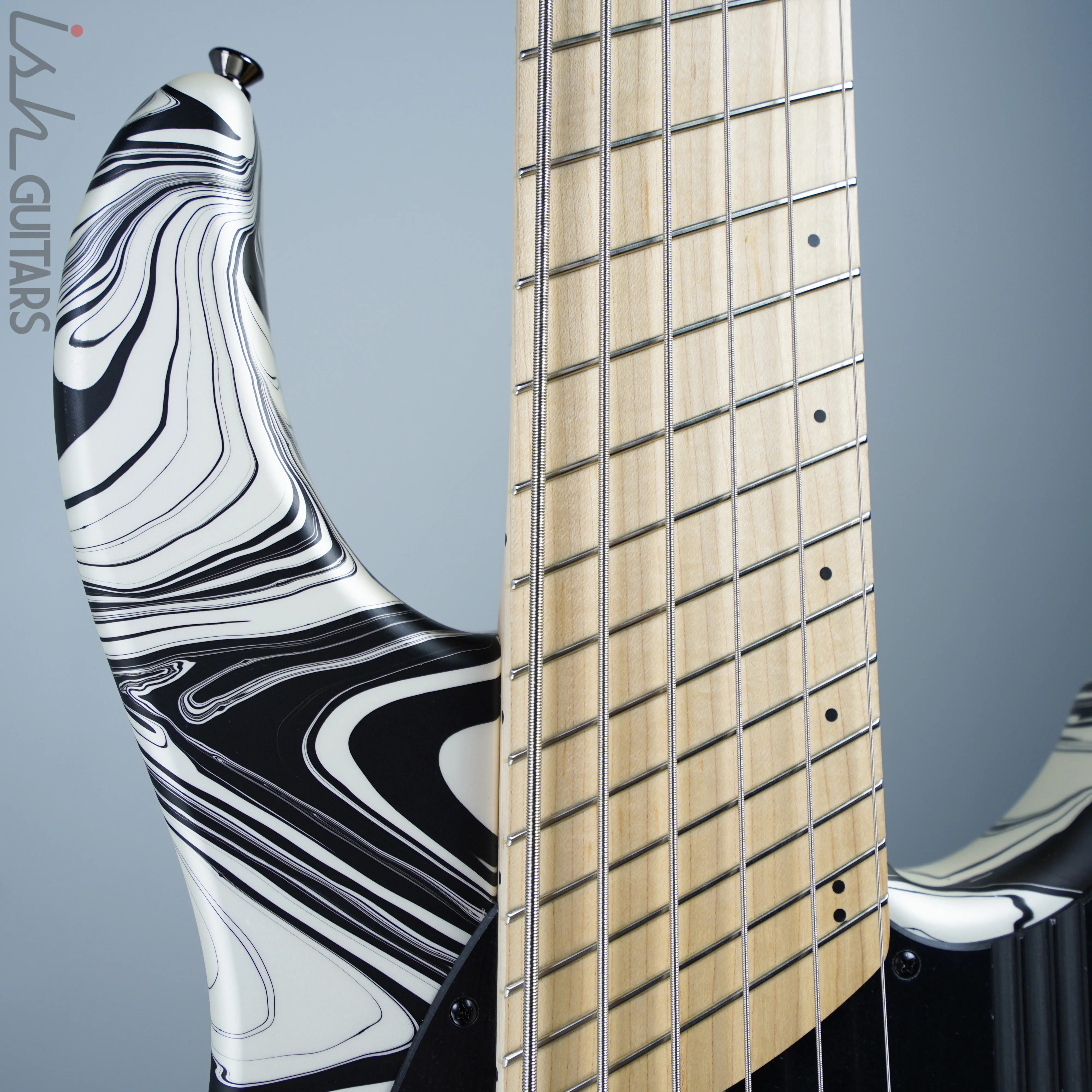 Dingwall NG3 Ducati White Swirl 6 String B-Stock - Image 3
