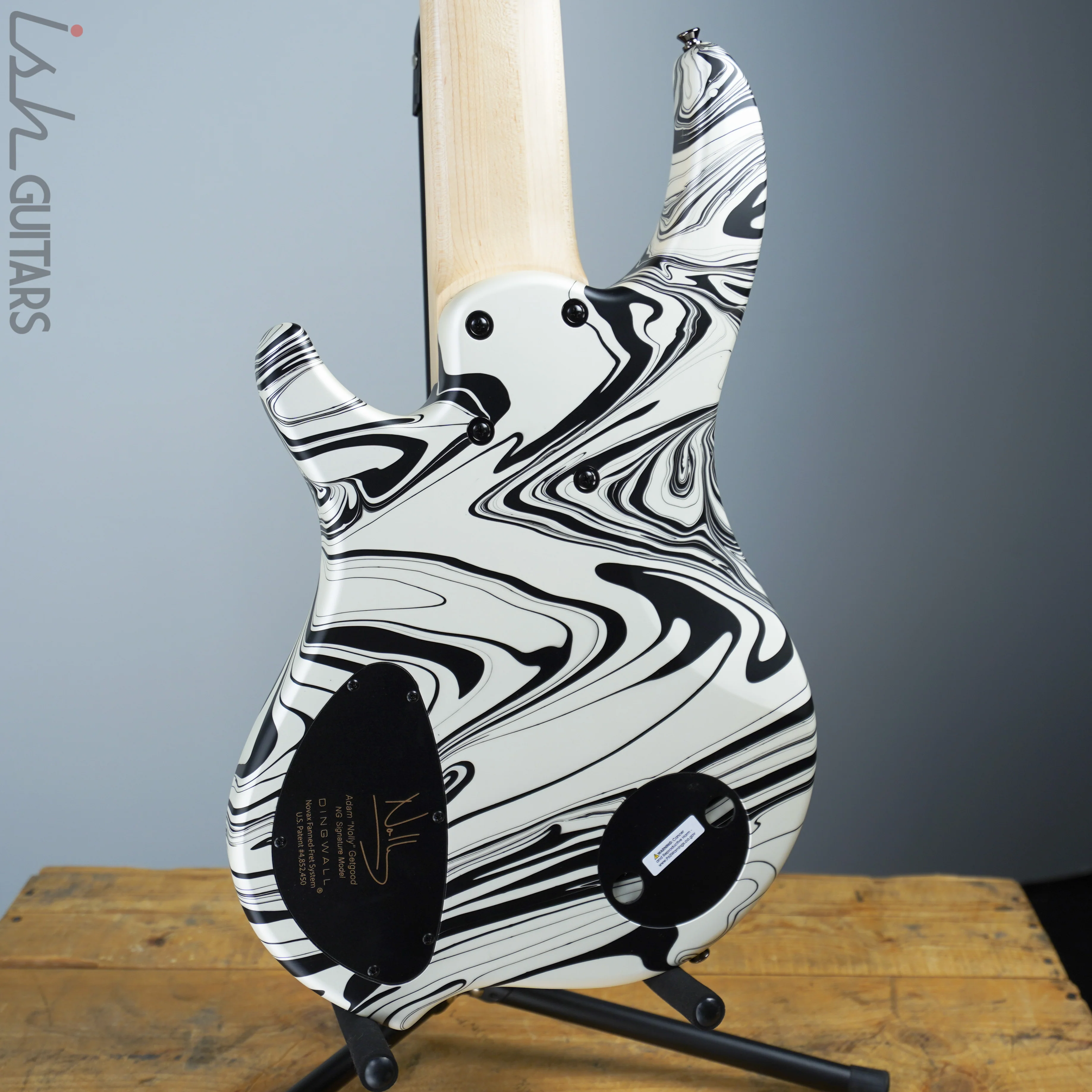 Dingwall NG3 Ducati White Swirl 6 String B-Stock - Image 7