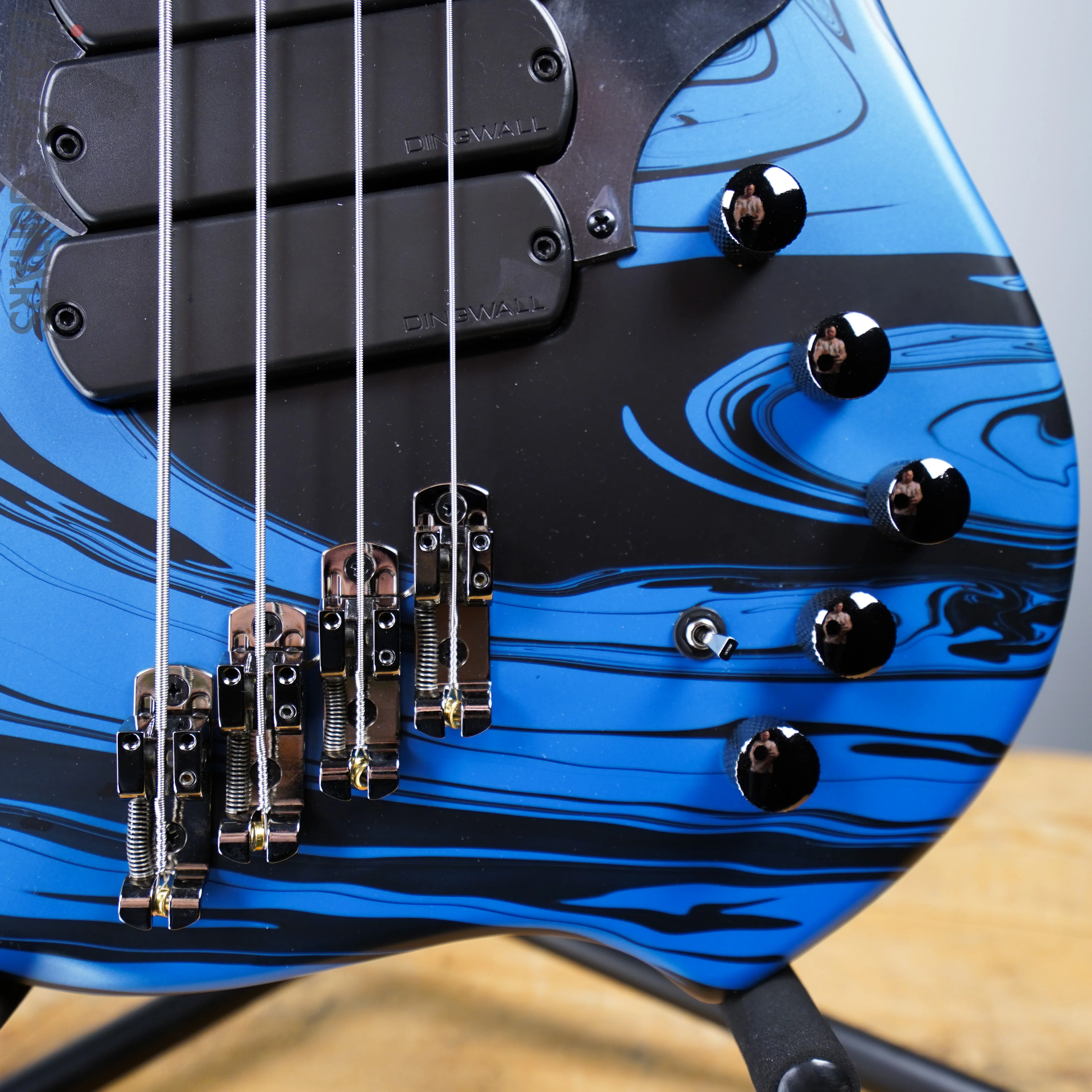 Dingwall 4 String NG3 Laguna Seca Blue Swirl Discontinued Color - Image 4
