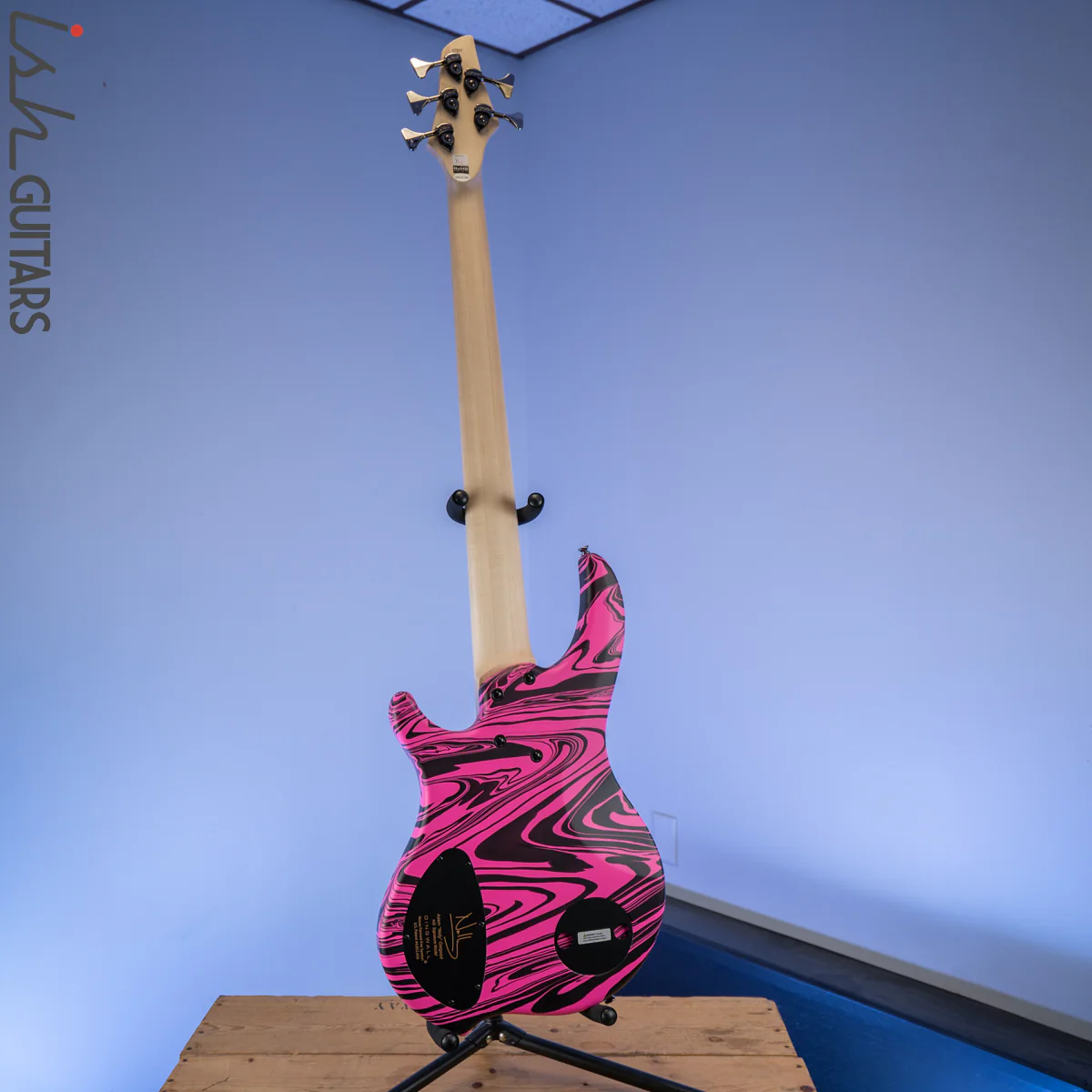 Dingwall NG-3 Matte Pink Swirl 5-String Bass - Image 7